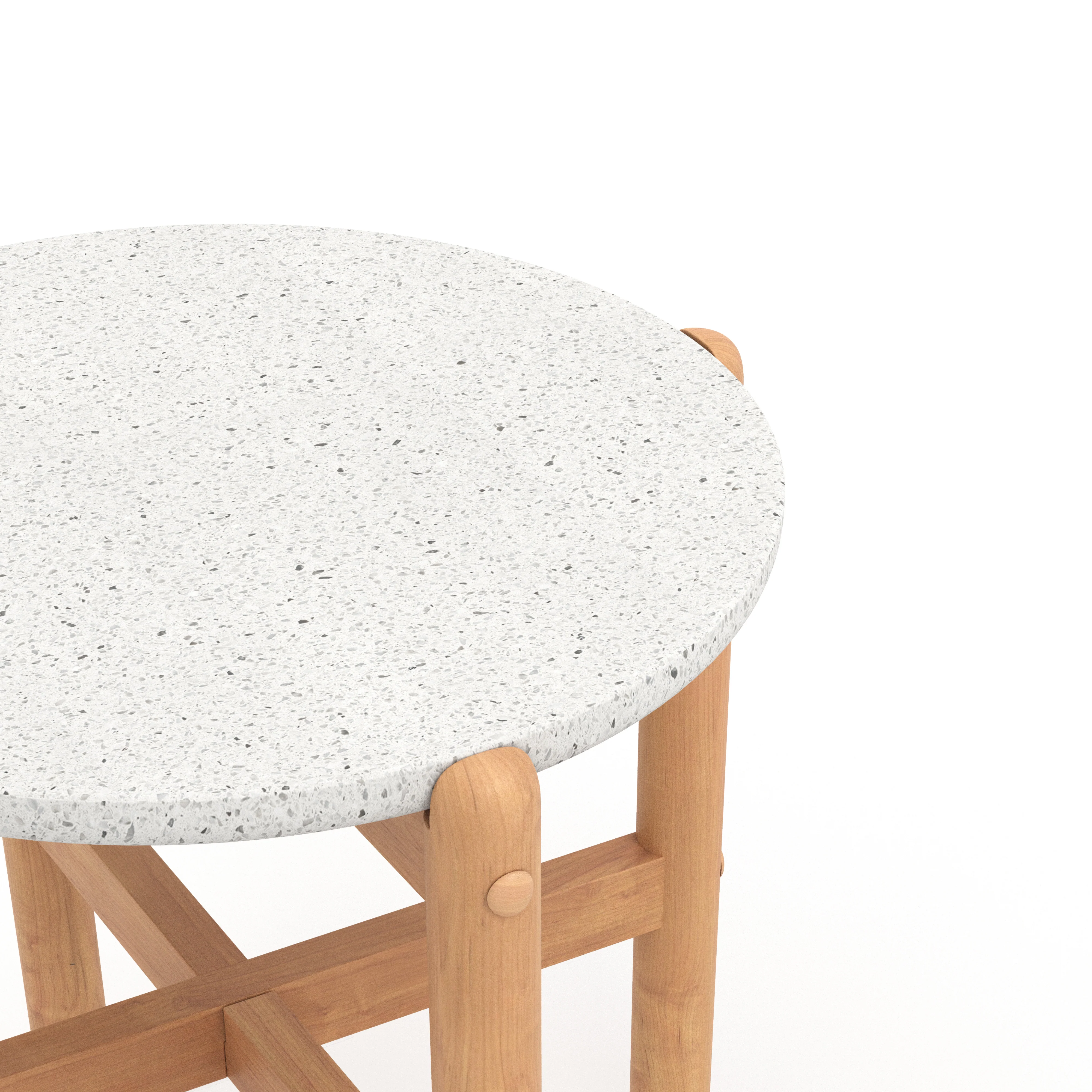 Solstice End Table Wood Base - Image 3