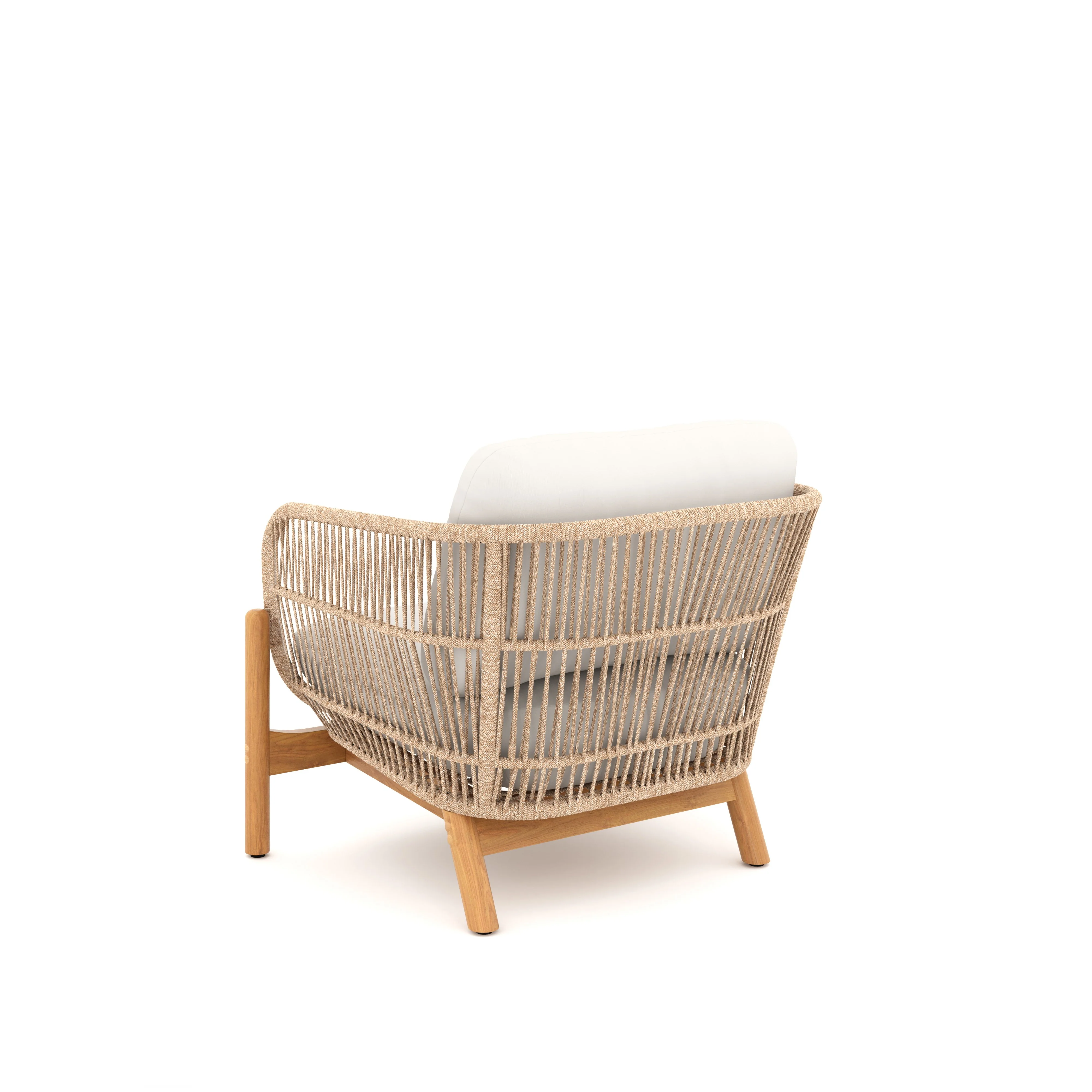 Solstice Rope Club Chair-Linen Beige - Image 2