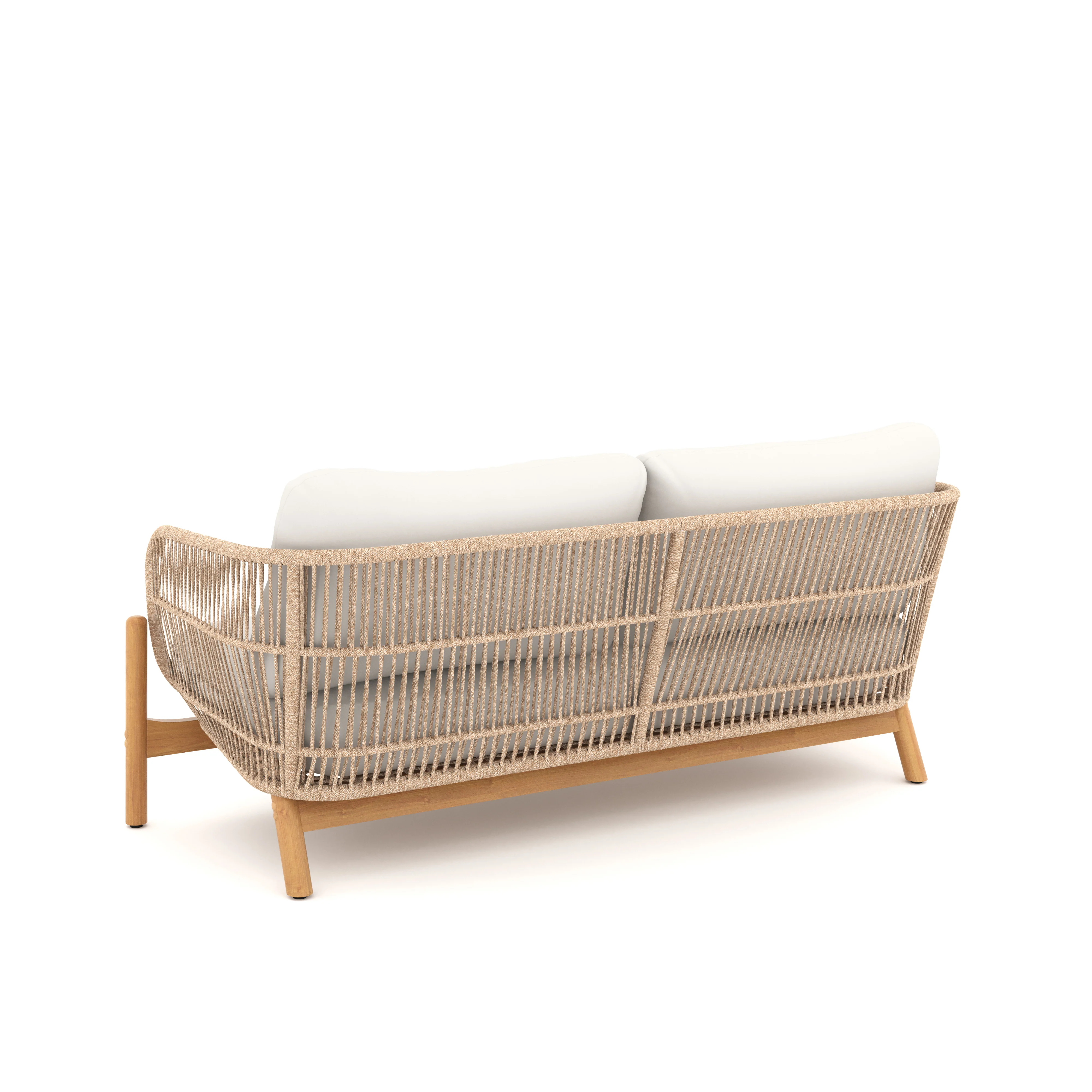 Solstice Rope Loveseat-Linen Beige - Image 2