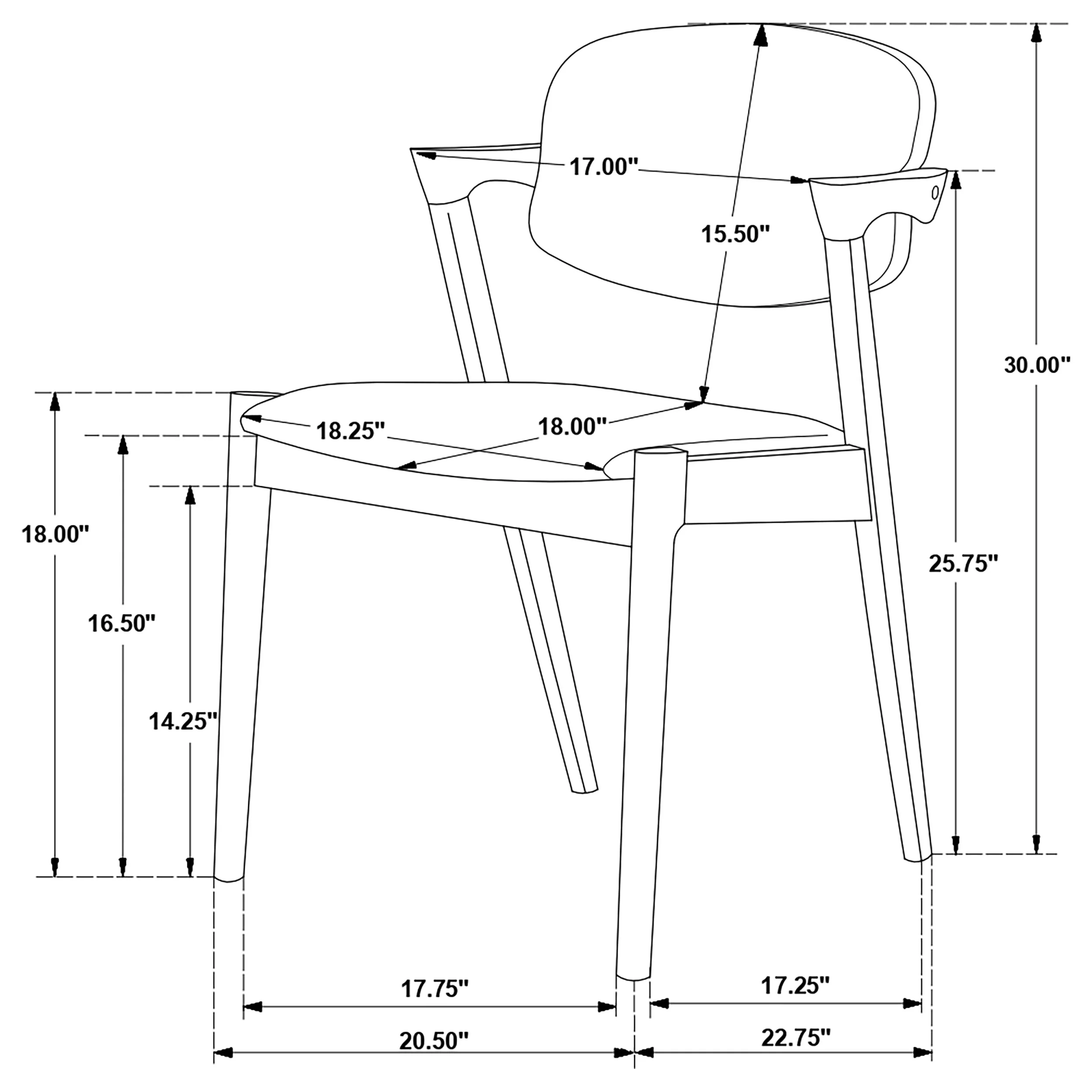 Stevie Dining Arm Chair - Image 13