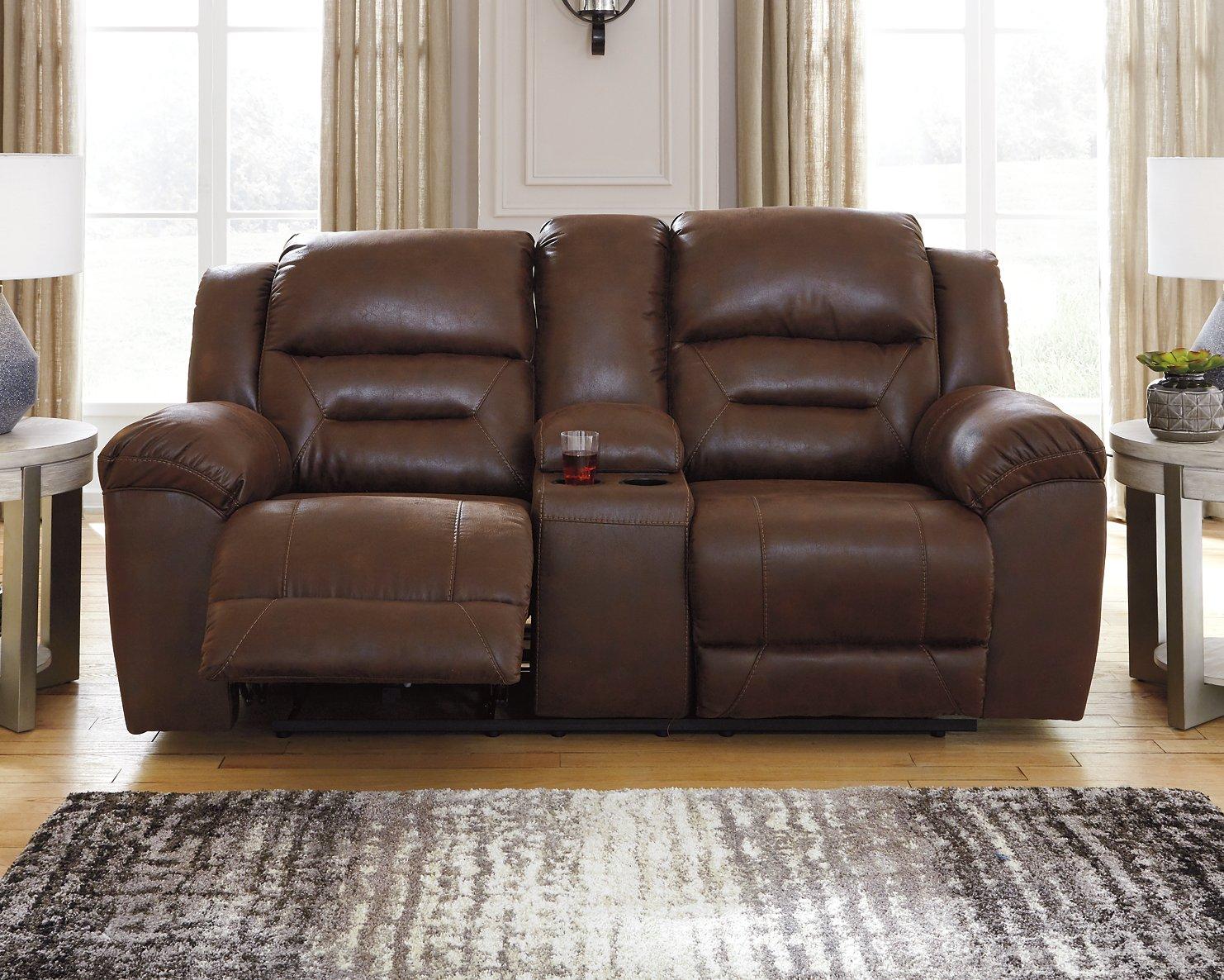Stoneland Power Reclining Loveseat with Console - Image 2
