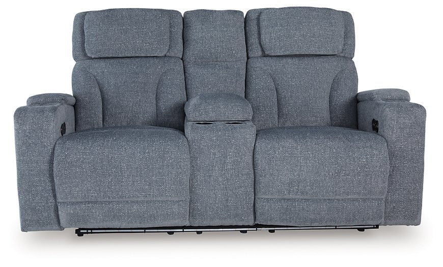 Studio Cave Power Reclining Loveseat with Console - Image 4