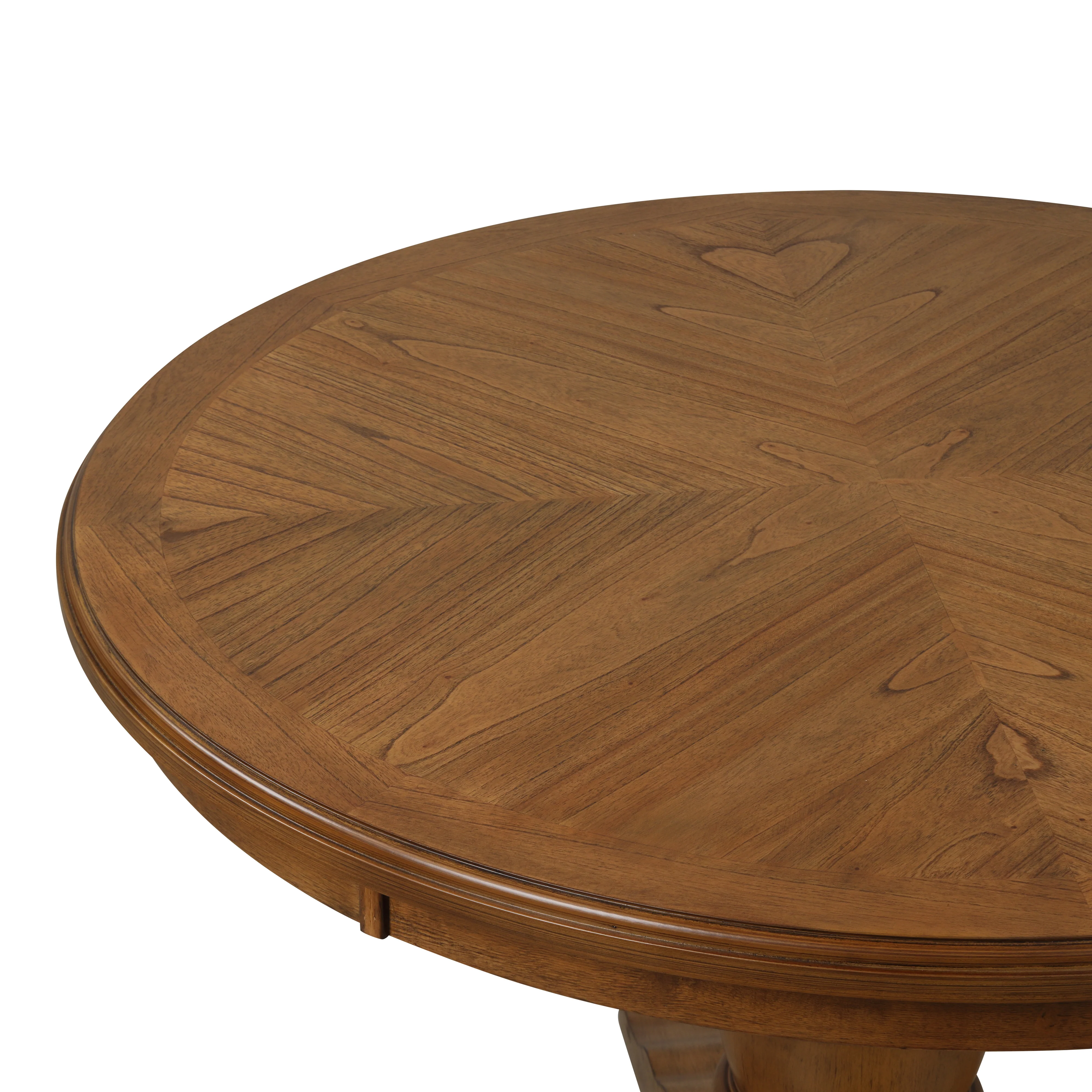 Sunset 48" Round Dining Table-Brown - Image 4
