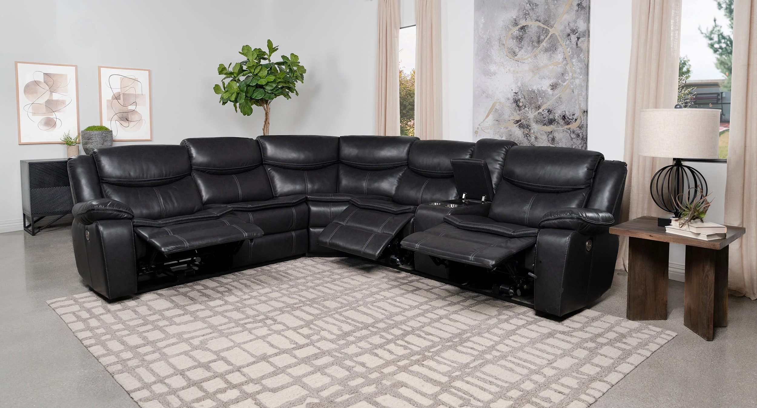 Sycamore Power Reclining Sectional Sofa - Image 17