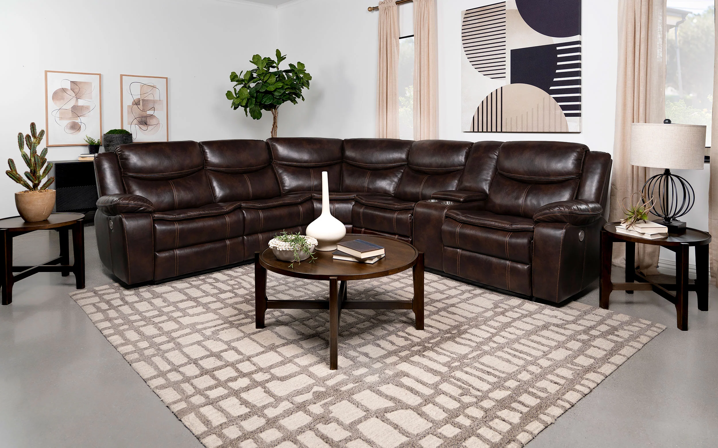 Sycamore Power Reclining Sectional Sofa - Image 2