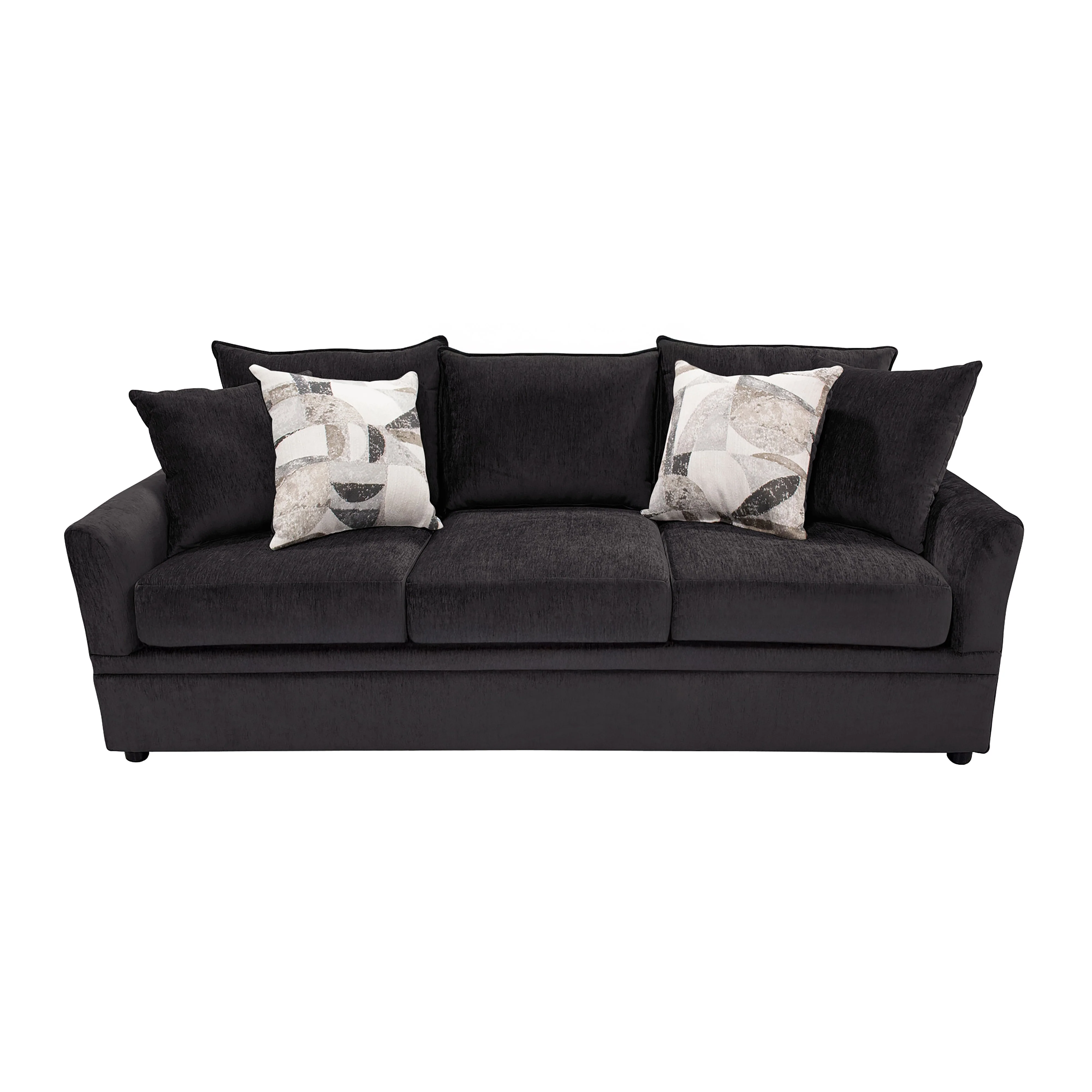 Sylvie Sofa W/4 Accent Pillows-Lush Mink Gray - Image 2