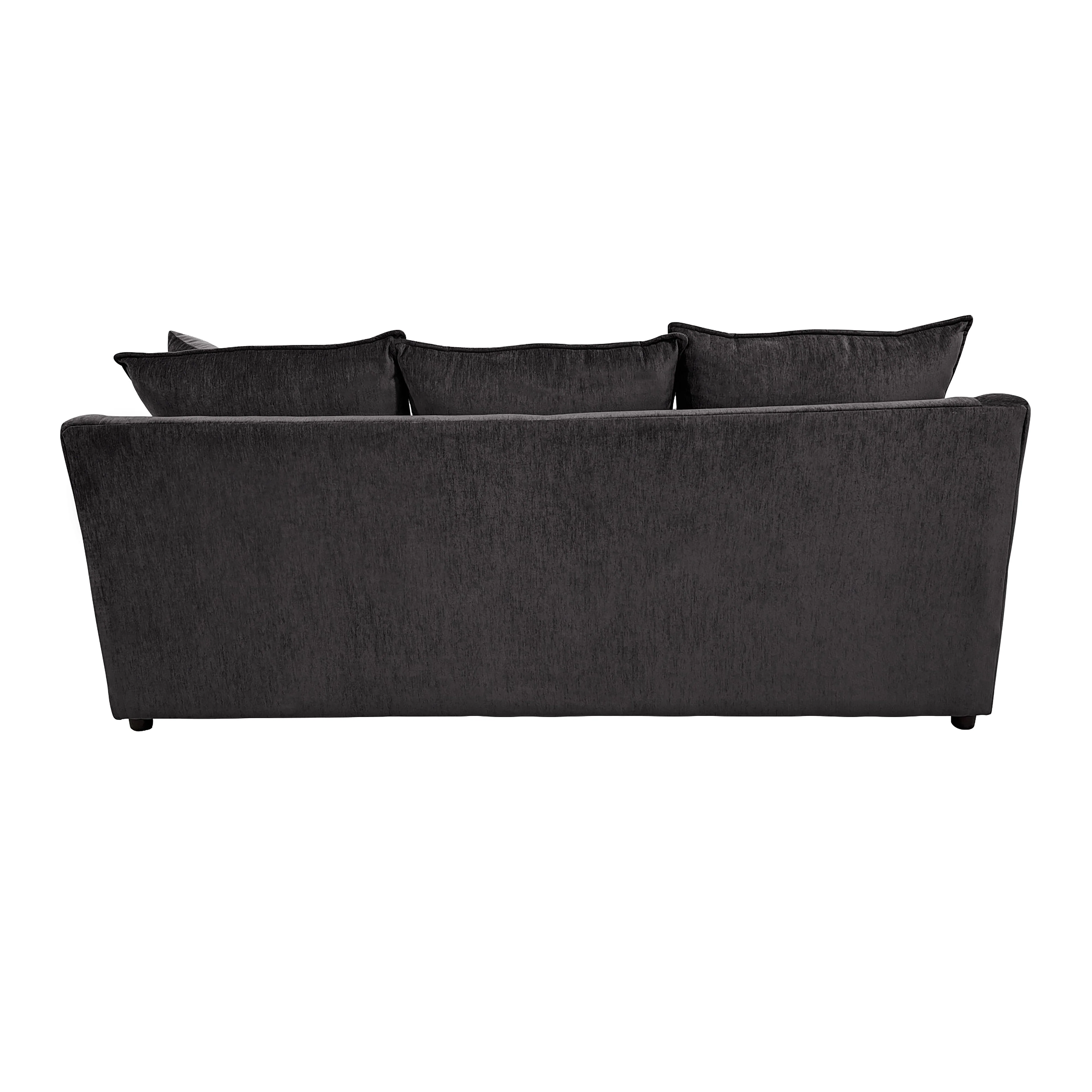 Sylvie Sofa W/4 Accent Pillows-Lush Mink Gray - Image 4