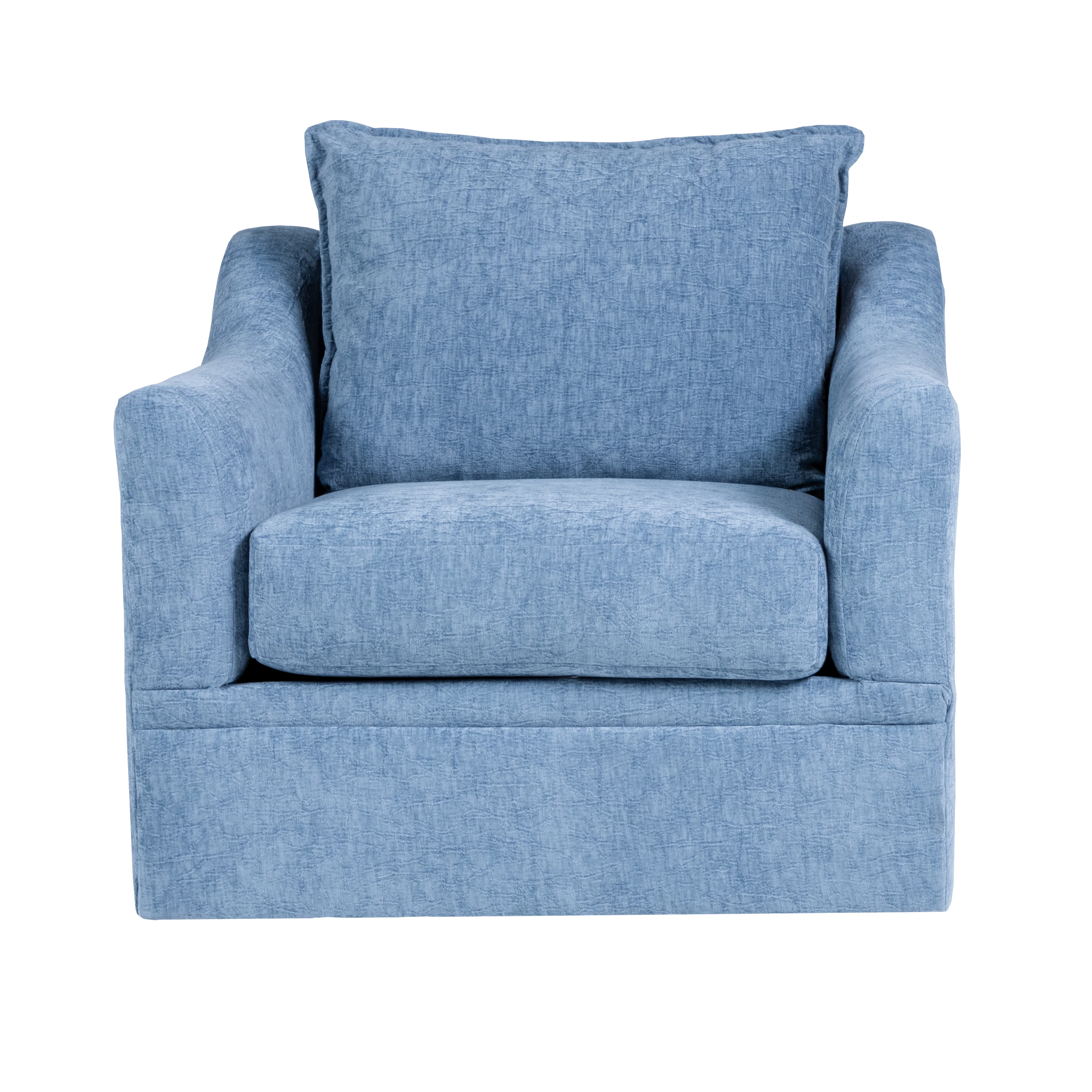 Sylvie Swivel Chair-Blue Slate - Image 2