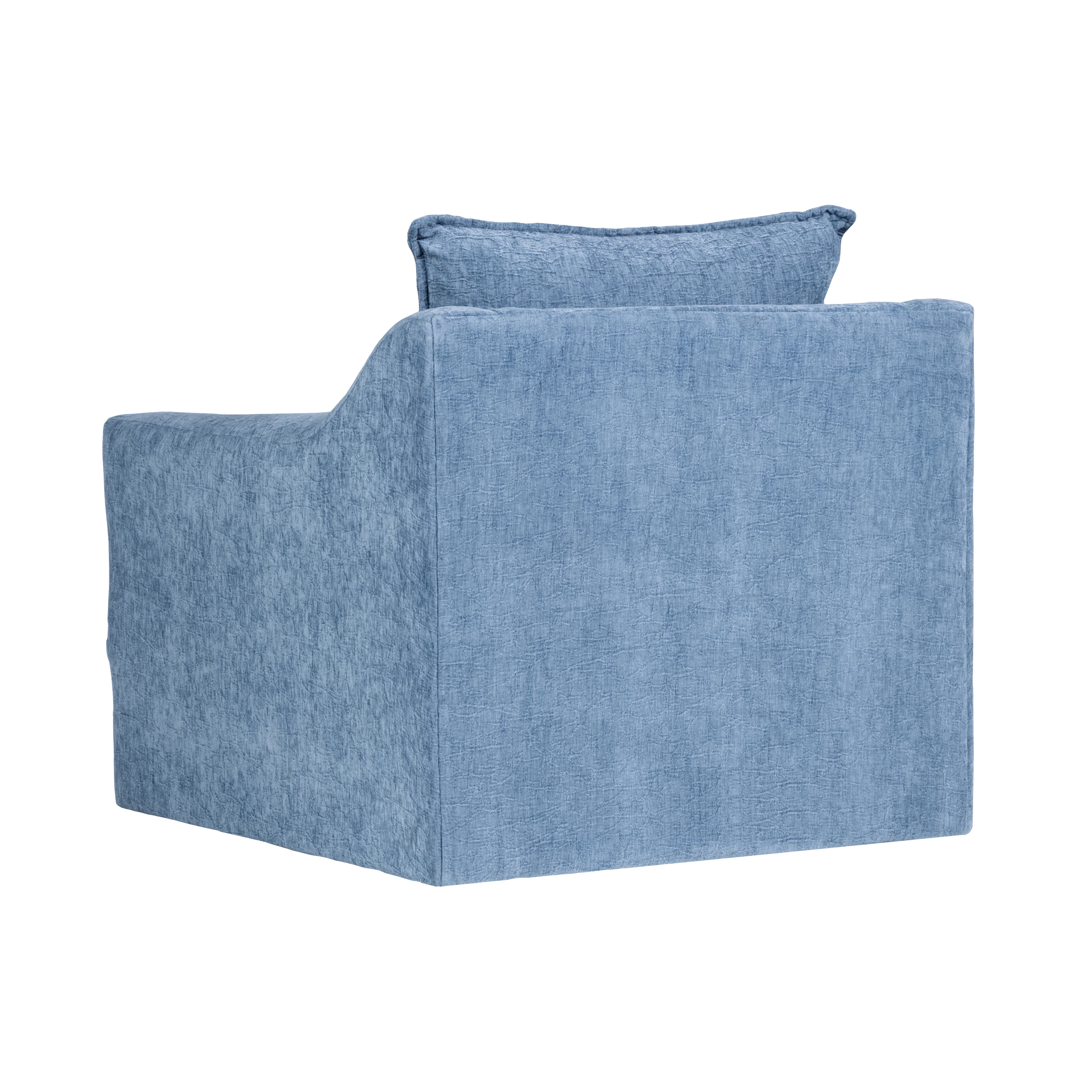 Sylvie Swivel Chair-Blue Slate - Image 4