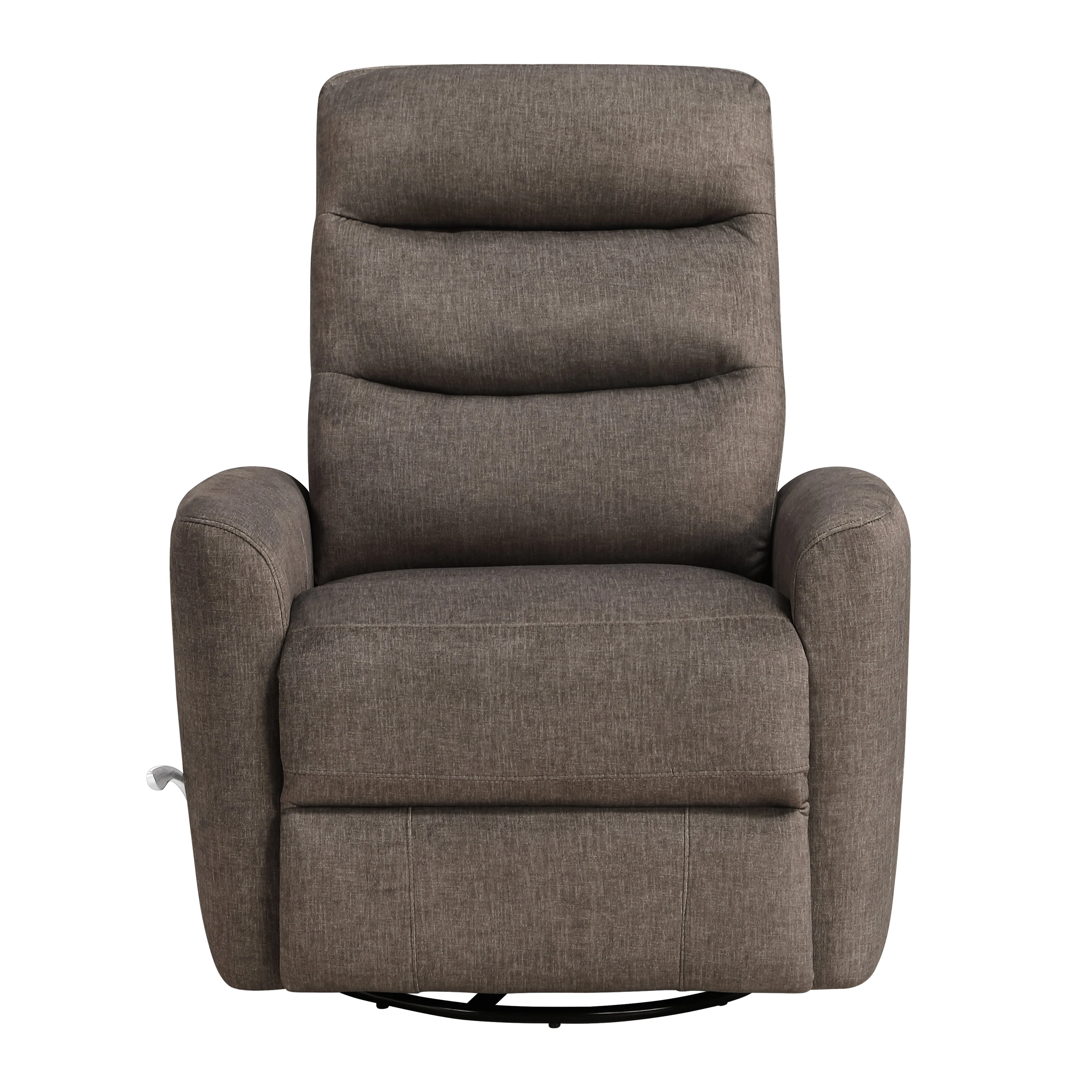 Takami Swivel Recliner-Chocolate Poly - Image 2