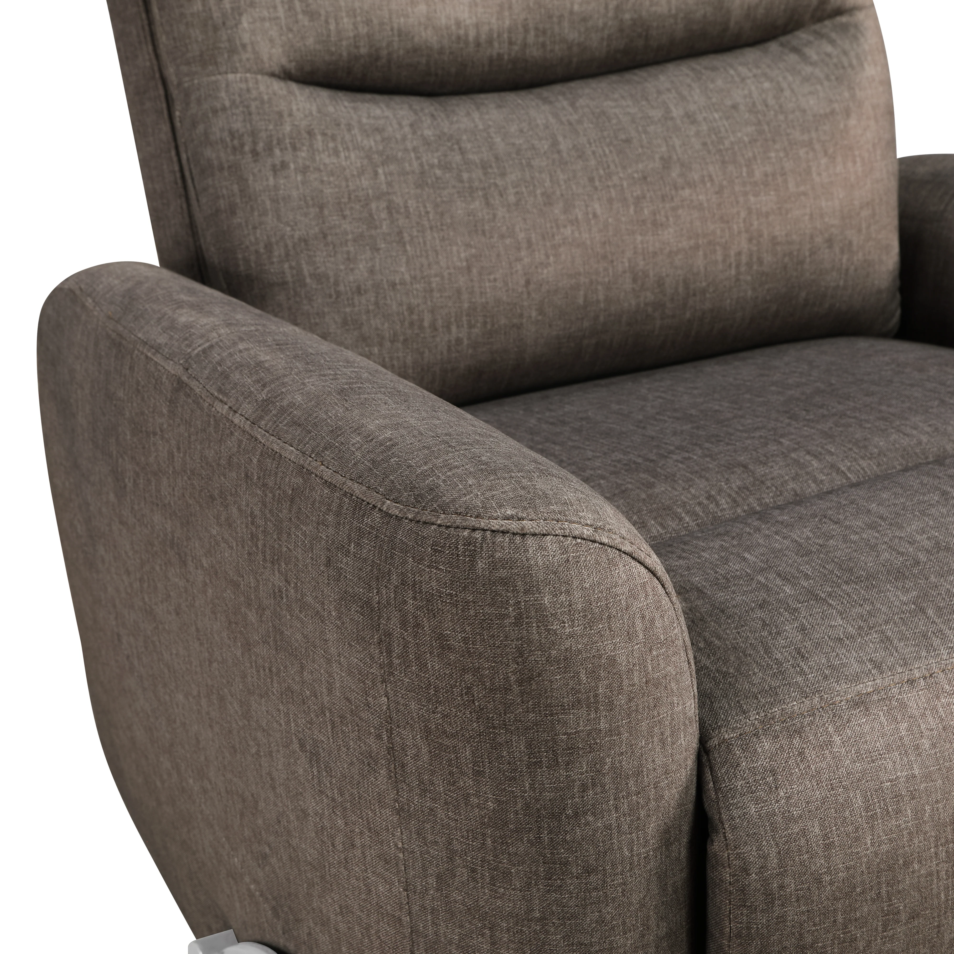 Takami Swivel Recliner-Chocolate Poly - Image 6