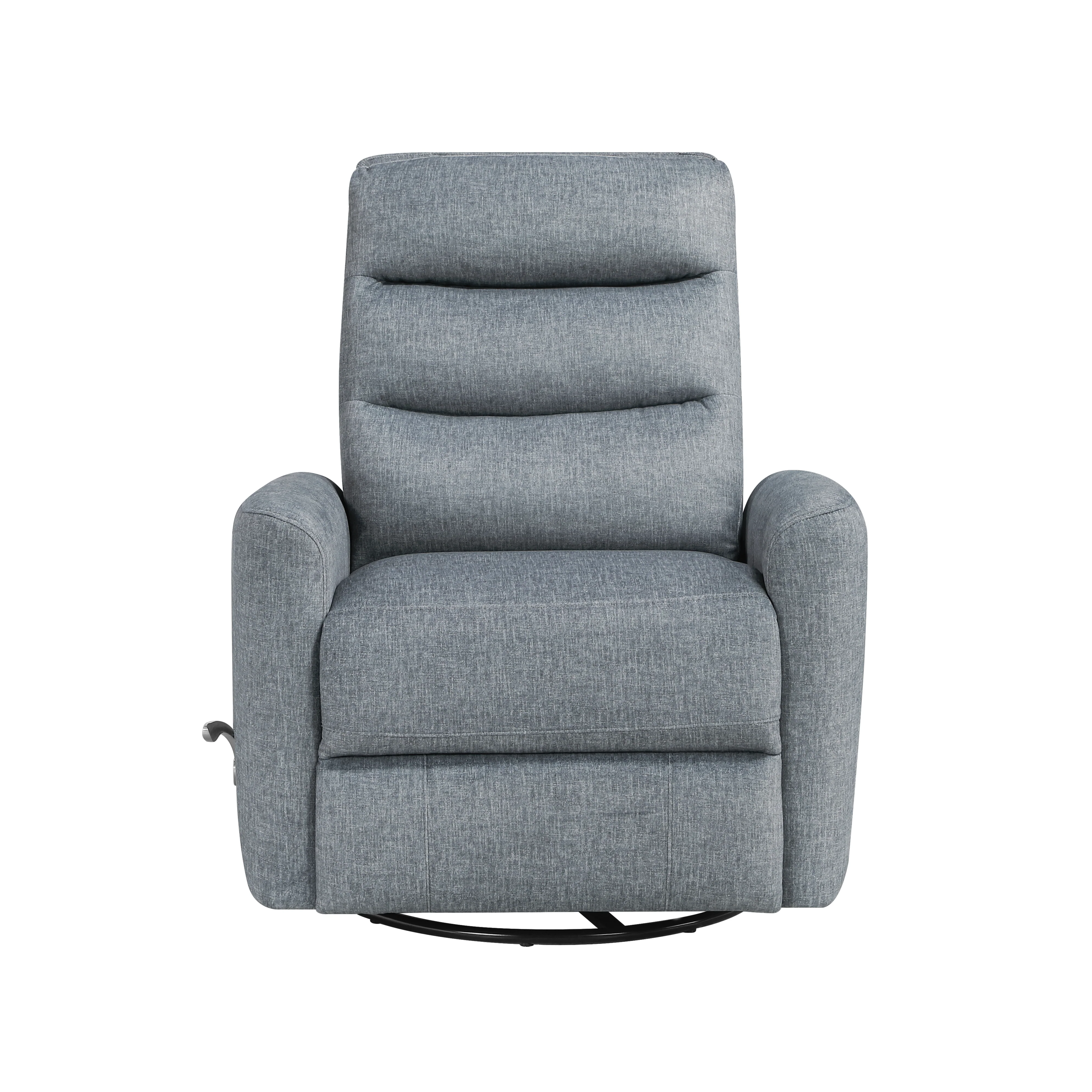 Takami Swivel Recliner-Granite Poly - Image 2