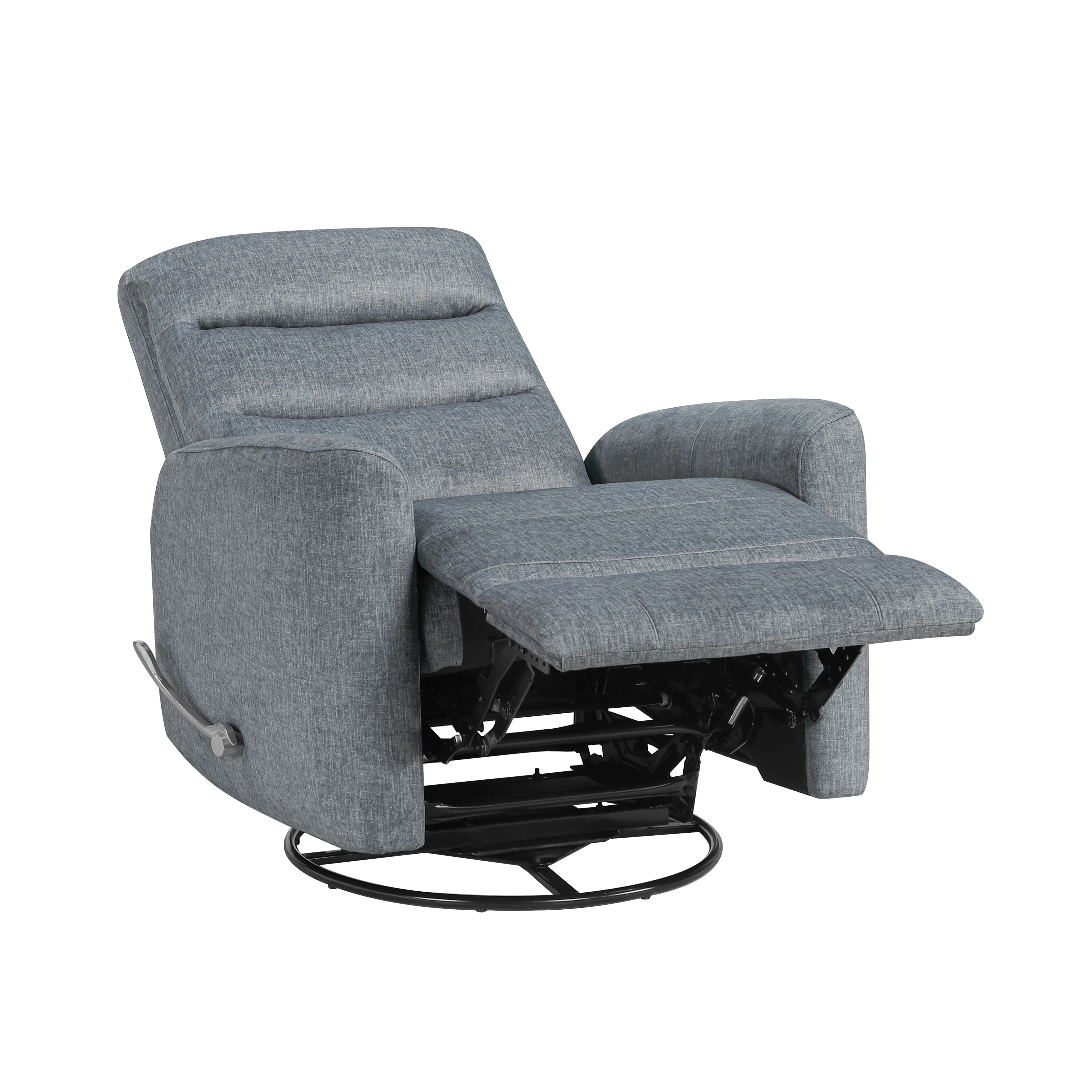 Takami Swivel Recliner-Granite Poly - Image 3