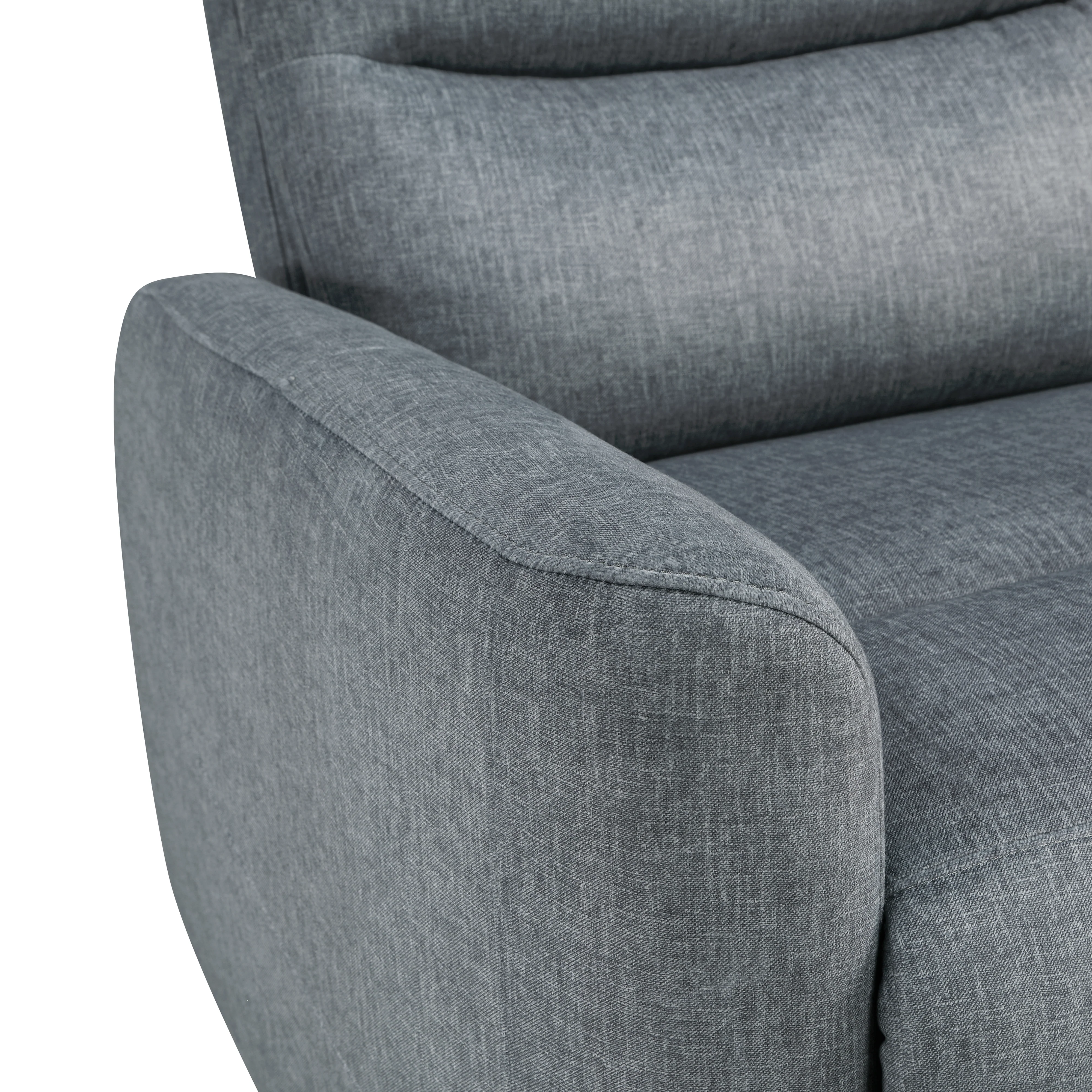 Takami Swivel Recliner-Granite Poly - Image 6