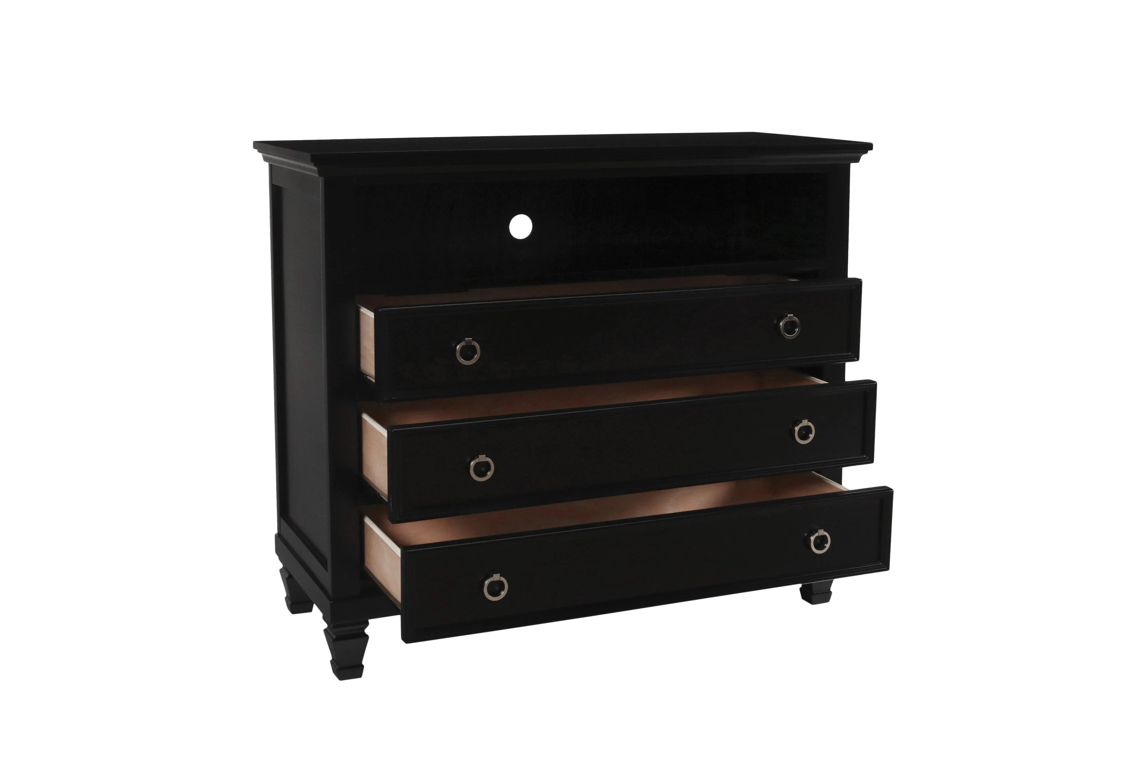 TAMARACK MEDIA CHEST- BLACK - Image 3