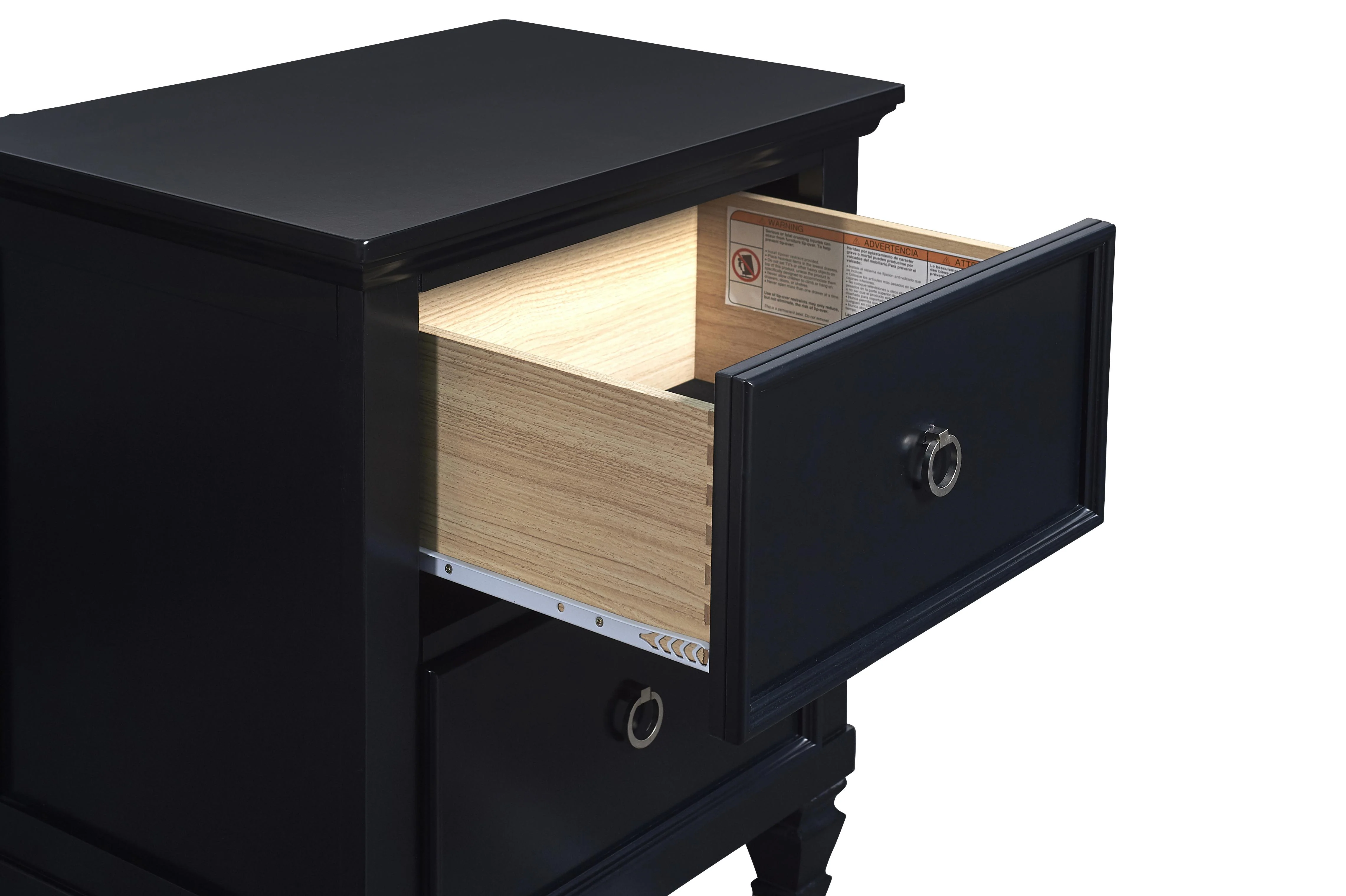 TAMARACK NIGHTSTAND- BLACK - Image 8