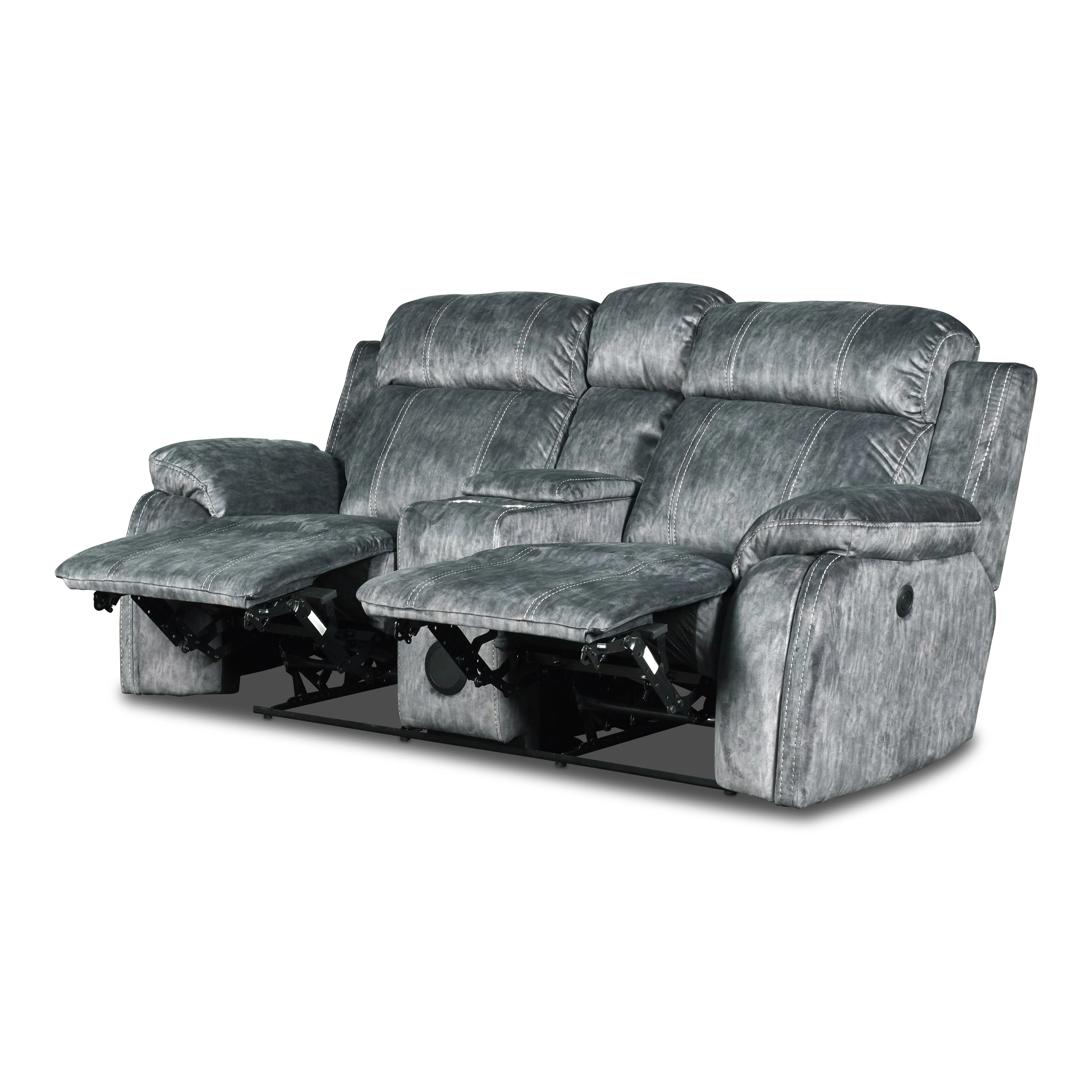 TANGO CONSOLE LOVESEAT W/SPEAKER & PWR FR-SHADOW - Image 2
