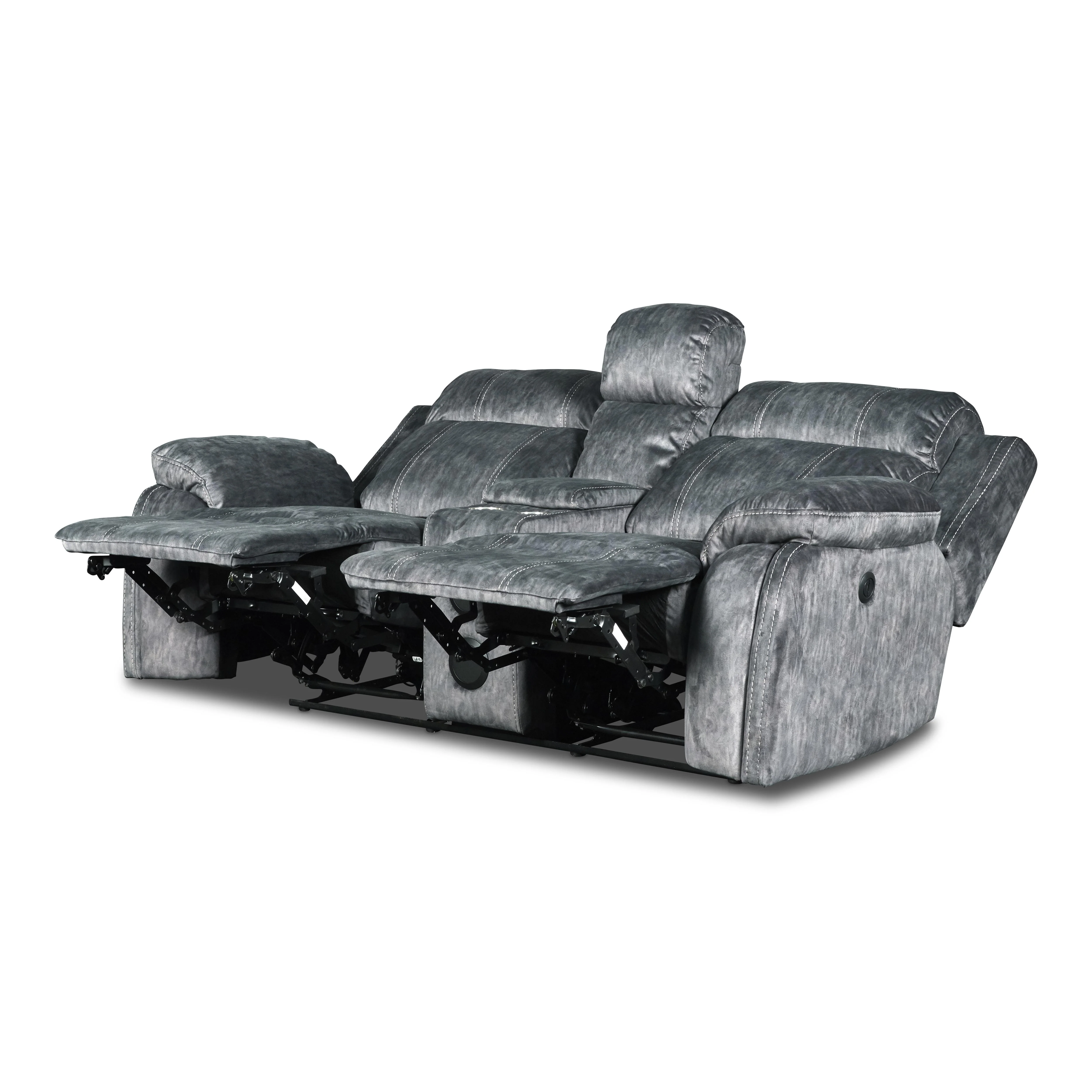 TANGO CONSOLE LOVESEAT W/SPEAKER & PWR FR-SHADOW - Image 3
