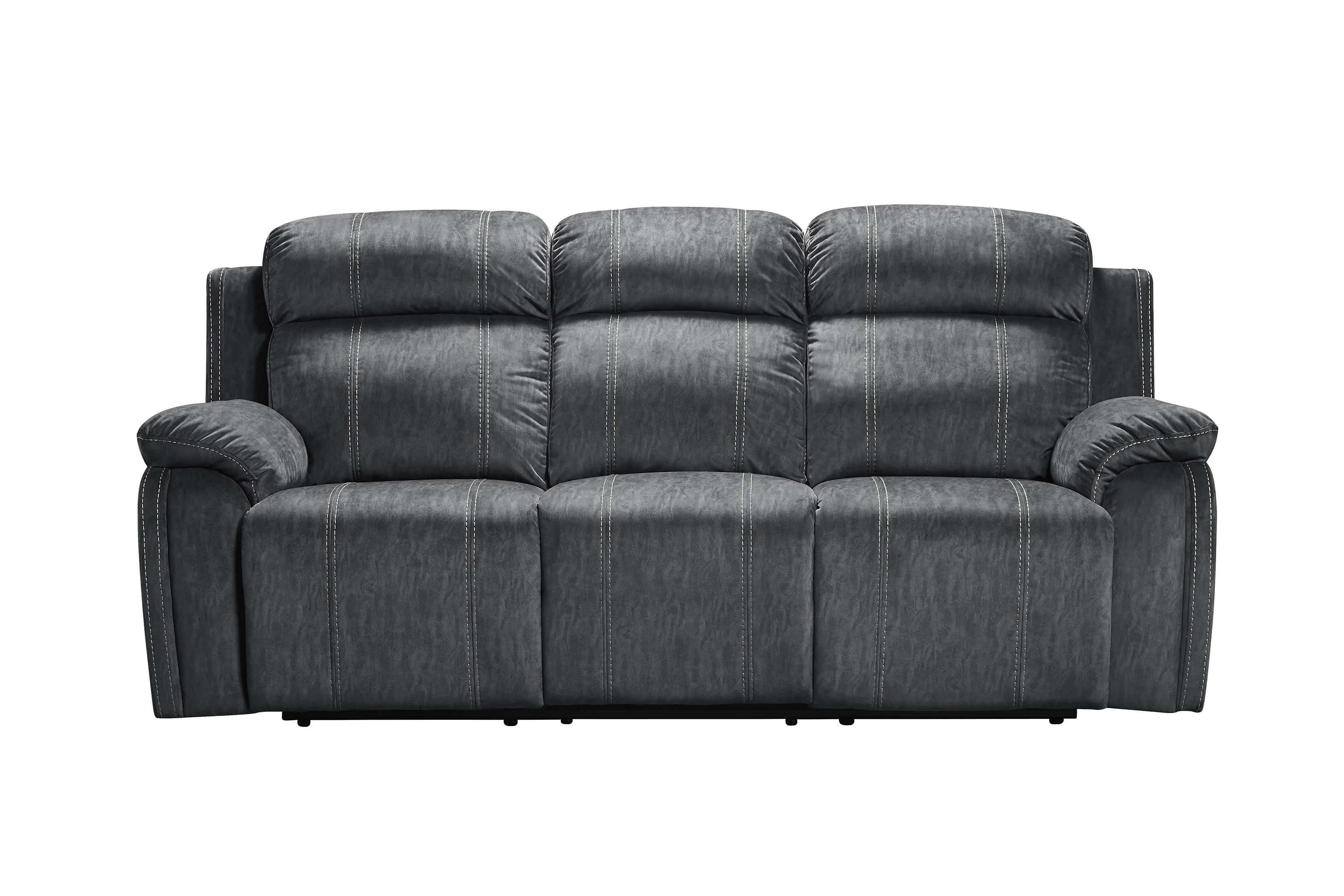 TANGO DUAL RECLINER SOFA-SHADOW - Image 2