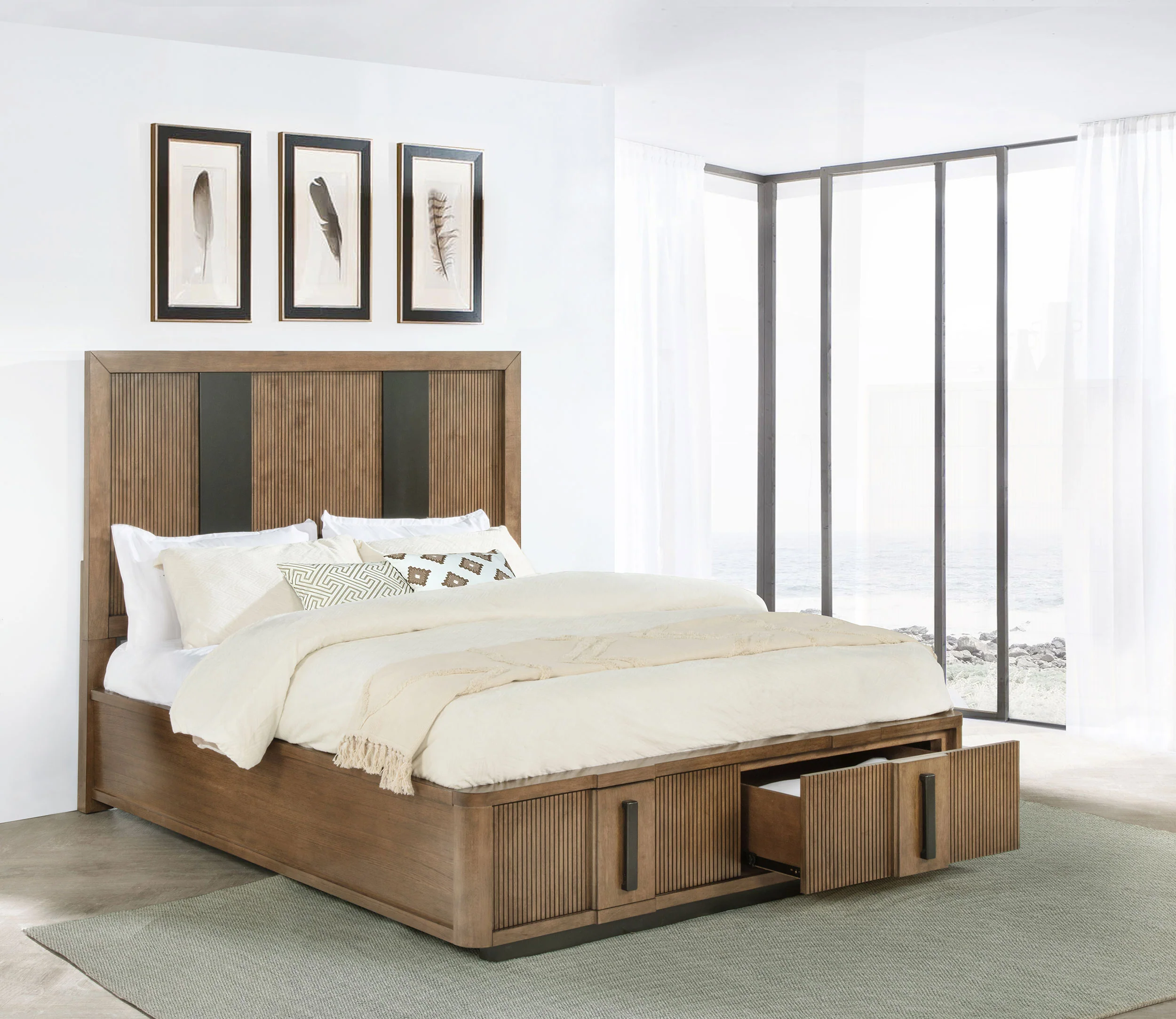 Terrace Panel Platform Storage Bed - Image 2