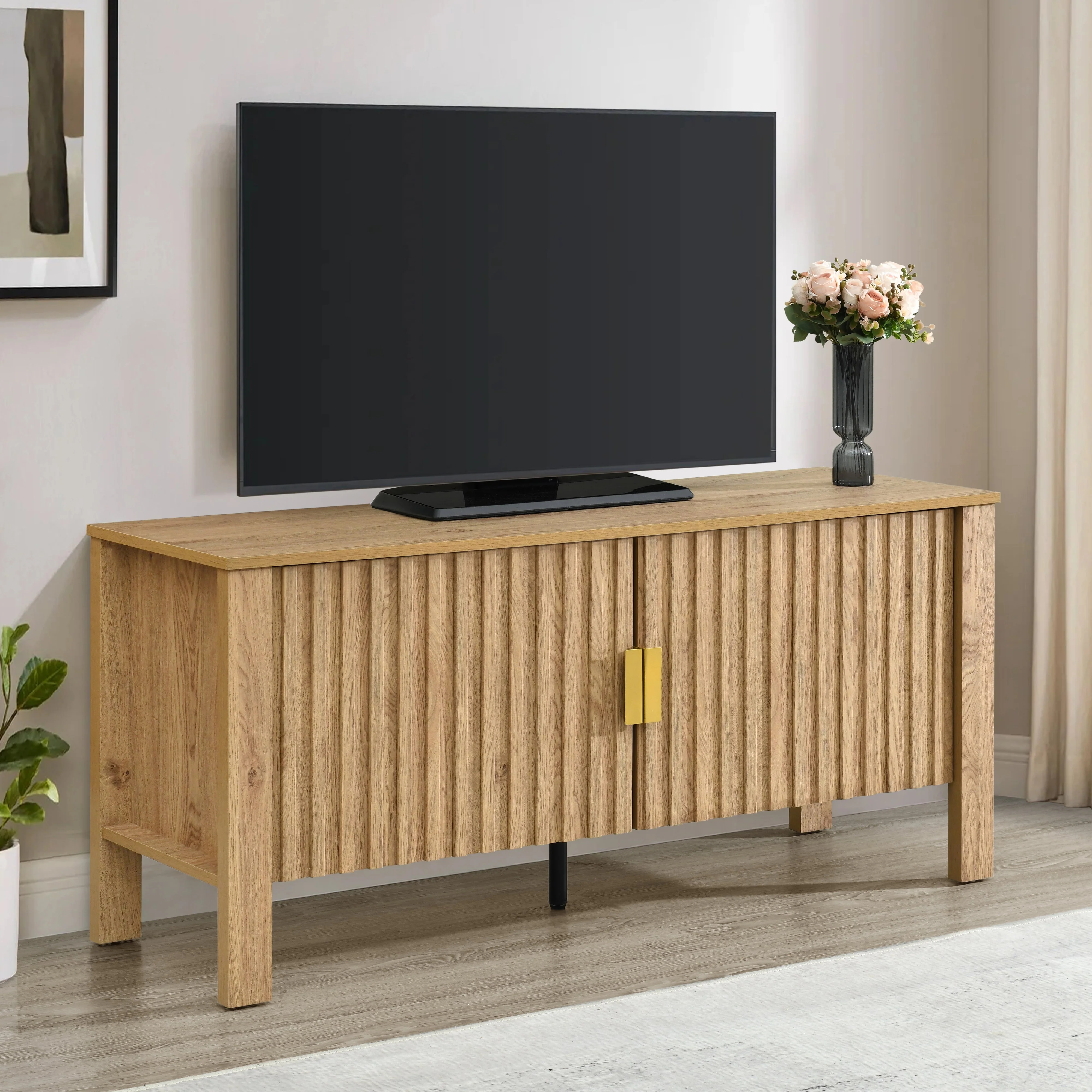 Thayer 47" Two Door Tv Console- Natural - Image 8