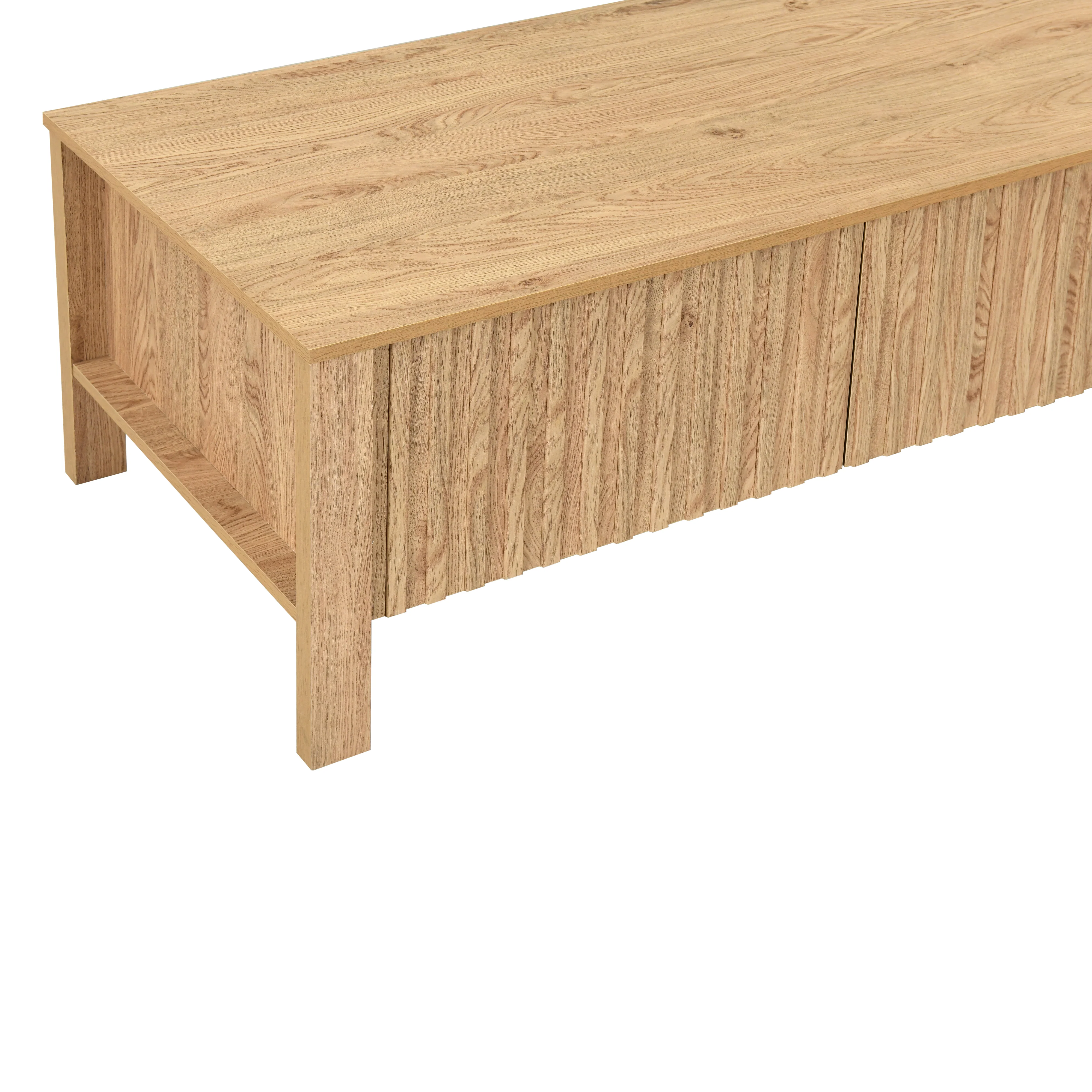 Thayer 47" Two Drawer Coffee Table-Natural - Image 5