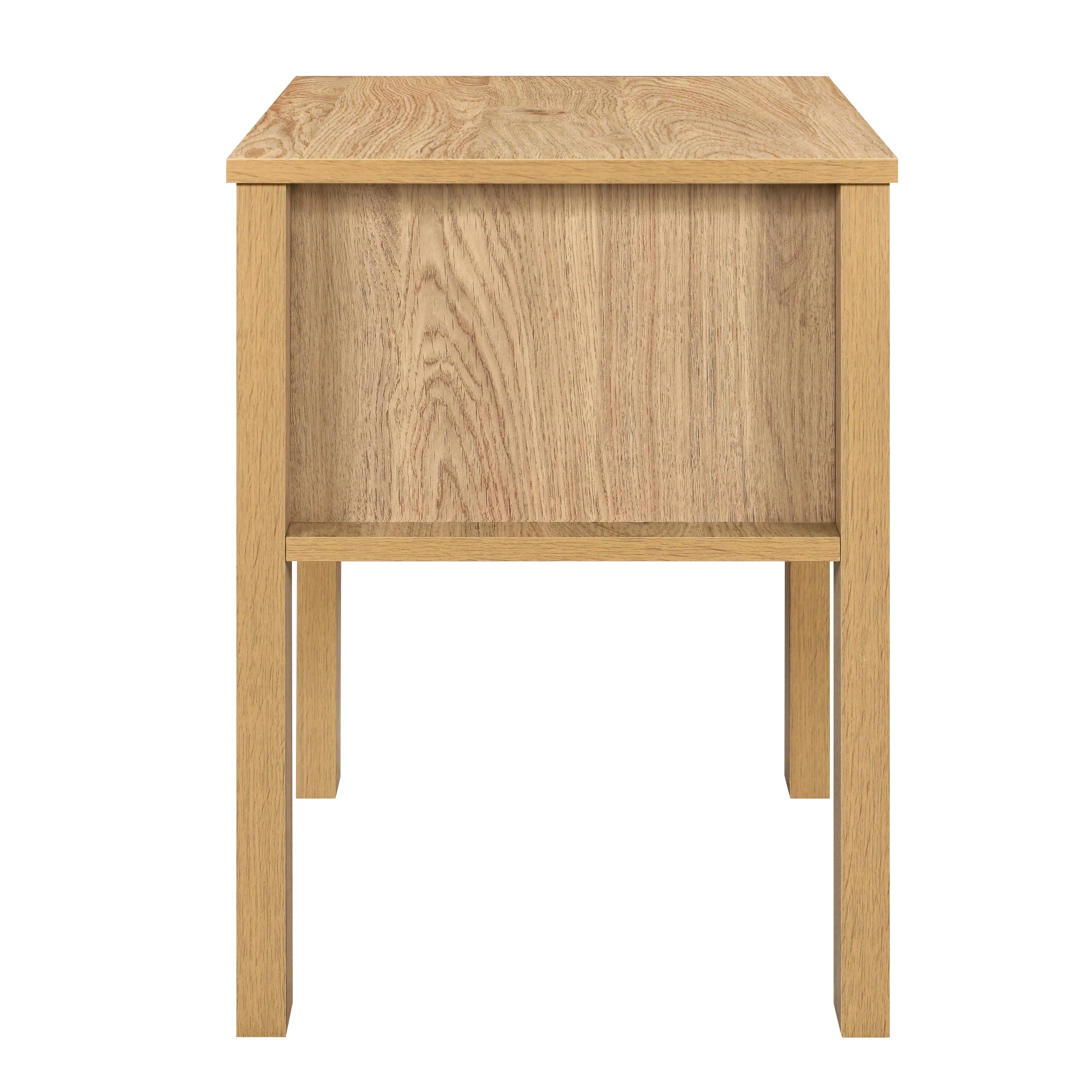 Thayer One Drawer End Table/Bedside Table-Natural - Image 3
