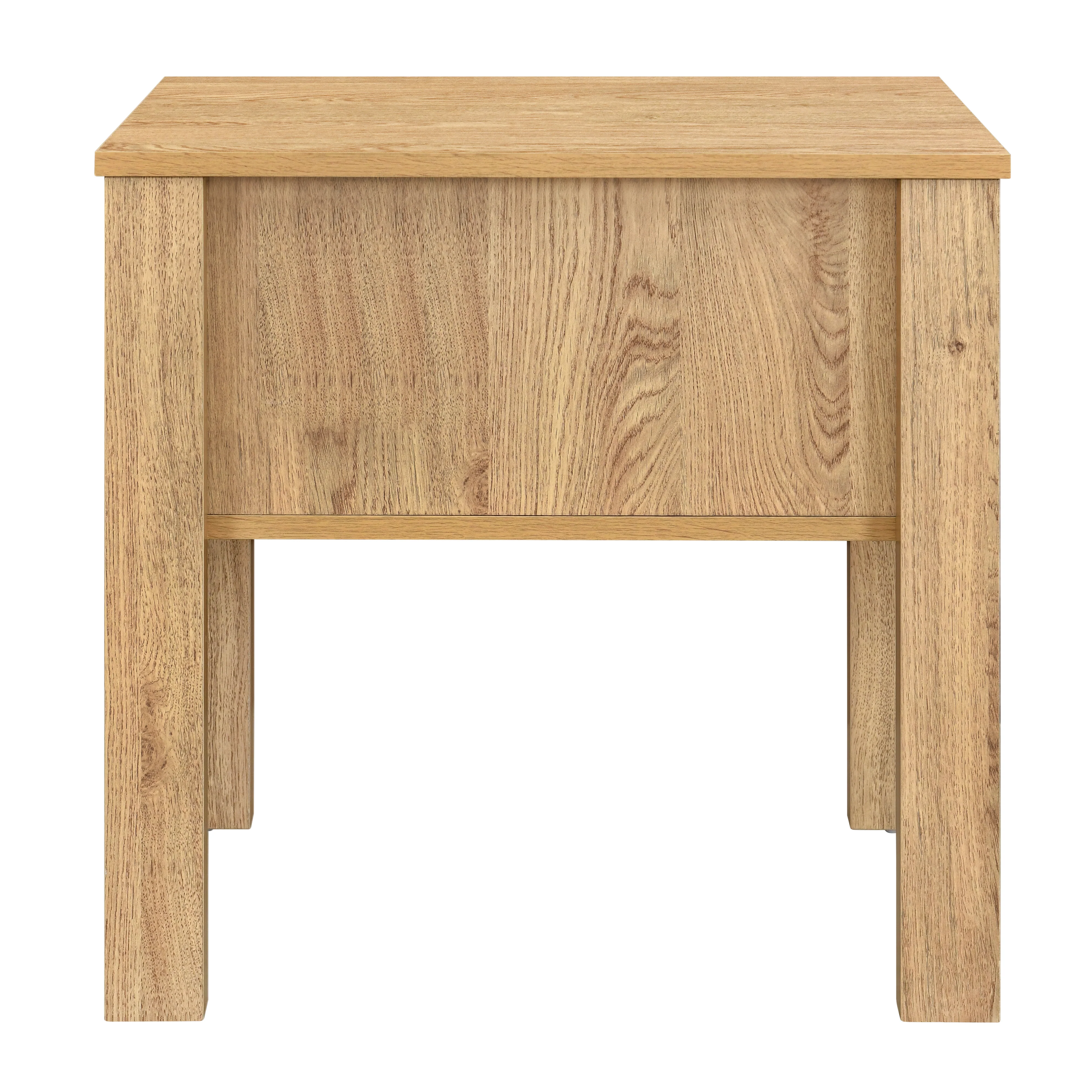 Thayer One Drawer End Table/Bedside Table-Natural - Image 4