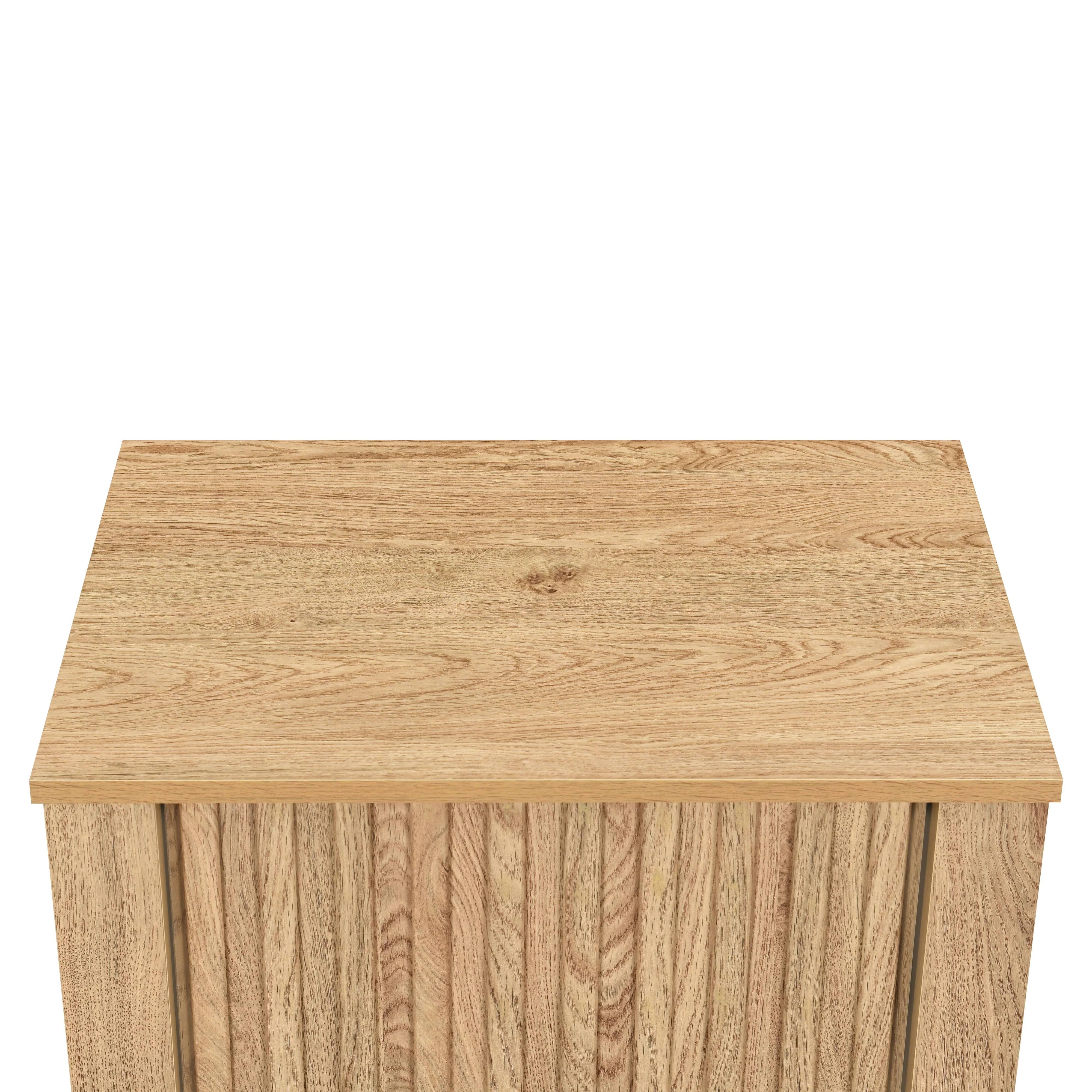 Thayer One Drawer End Table/Bedside Table-Natural - Image 8