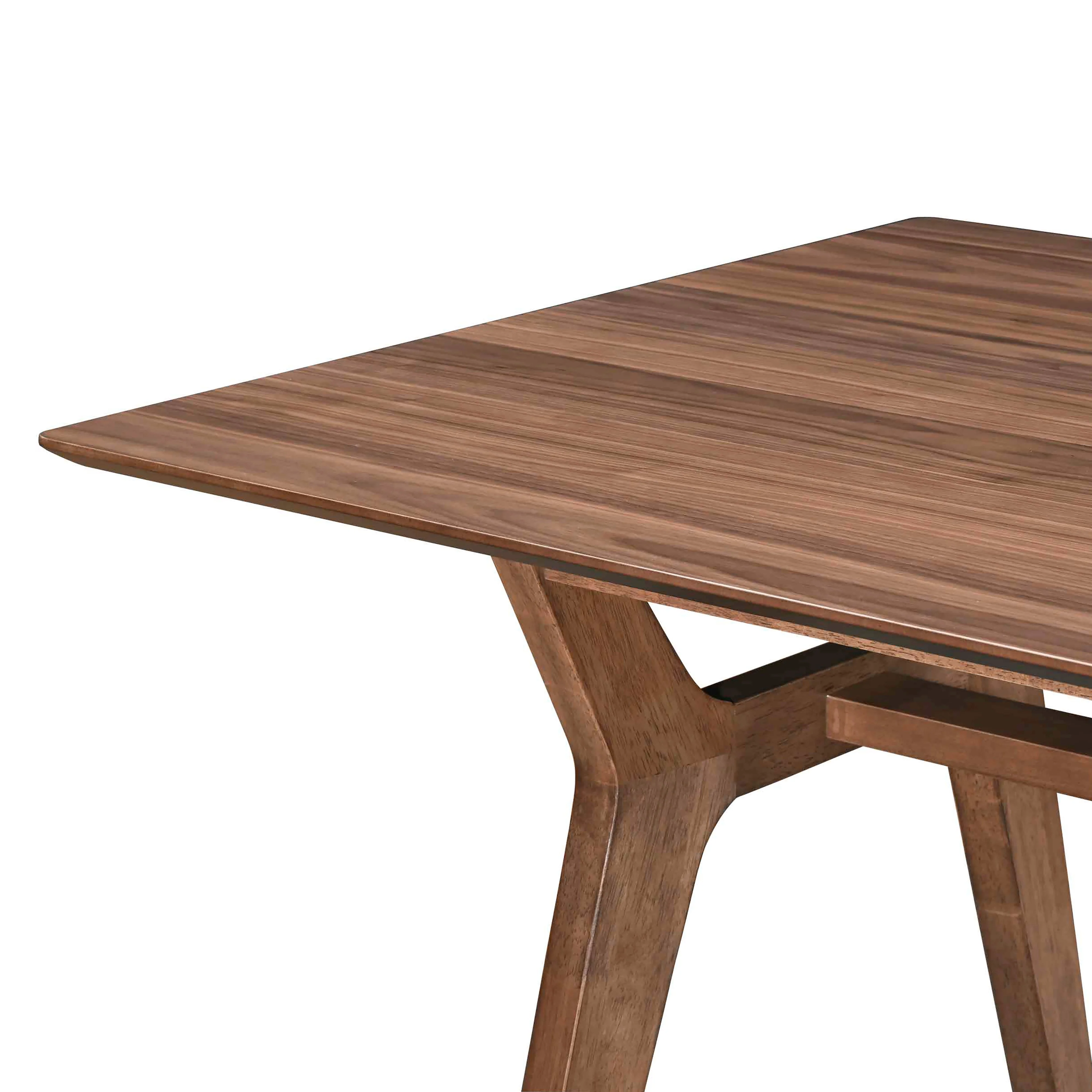 Thea 70" Rectangular Dining Table-Walnut - Image 5