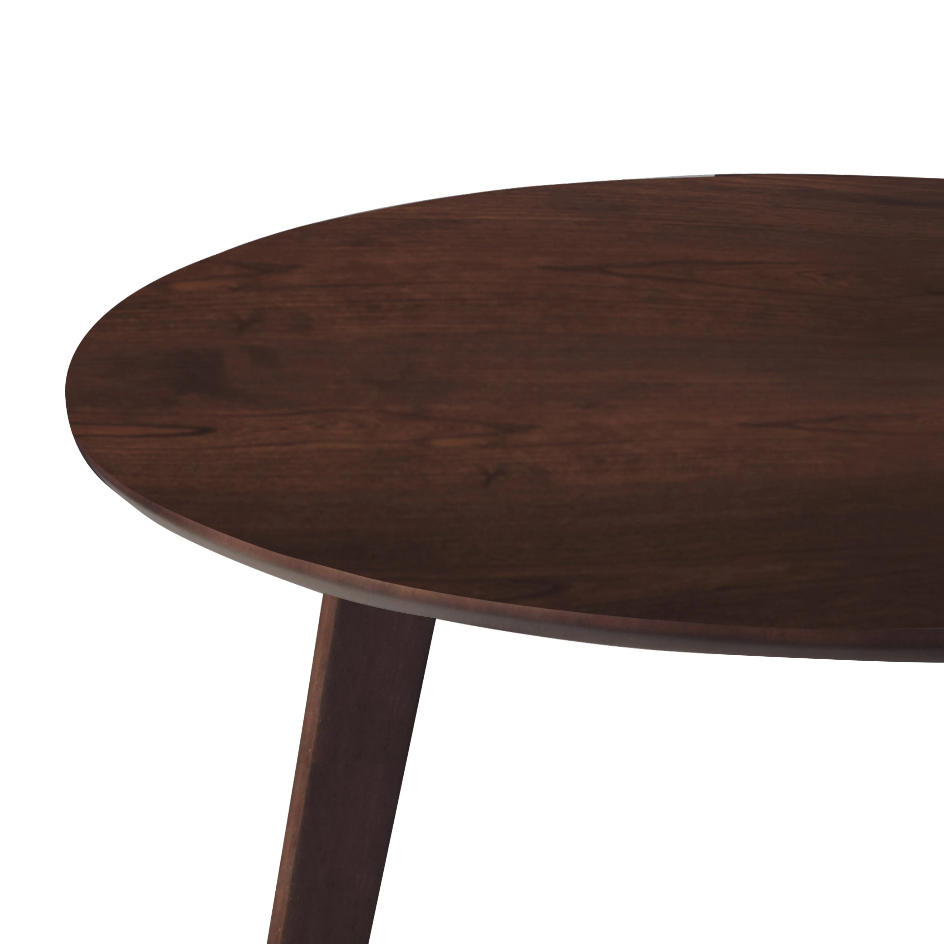 Tioga 47" Round Table-Brown Cherry - Image 4