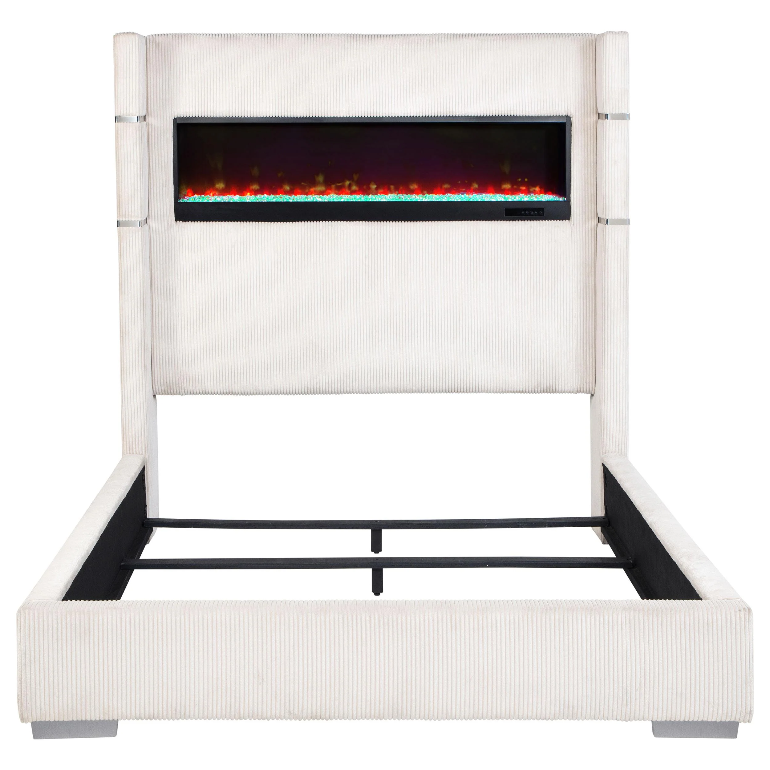 Tisdall Wingback Bed with Flame Visualizer - Image 4