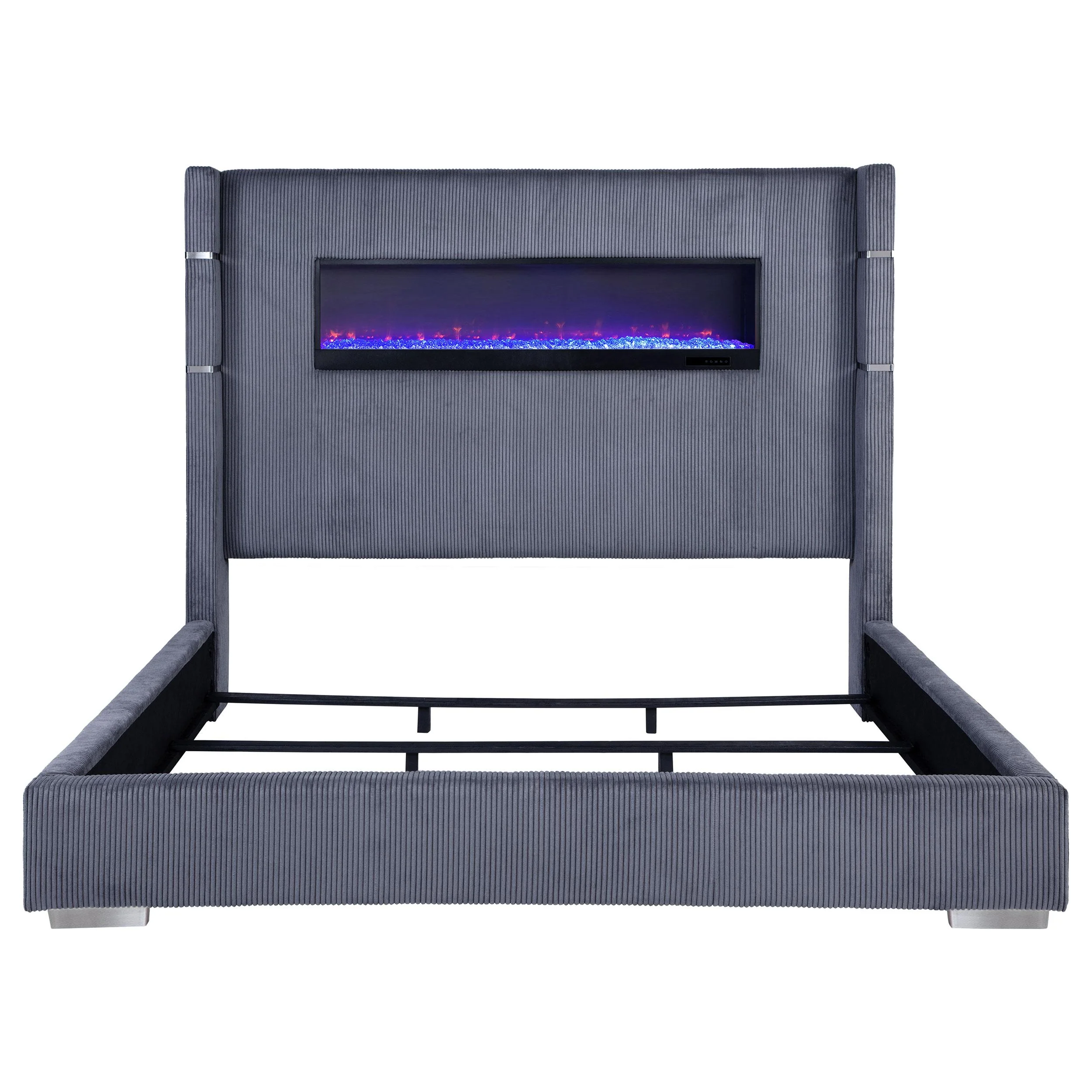 Tisdall Wingback Bed with Flame Visualizer - Image 56