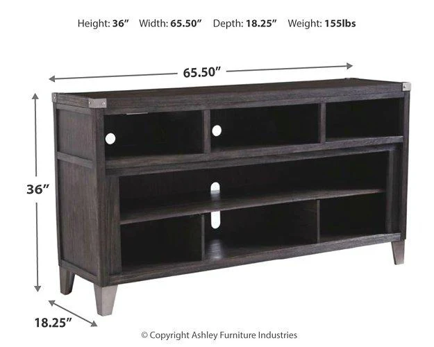 Todoe 65" TV Stand with Electric Fireplace - Image 13