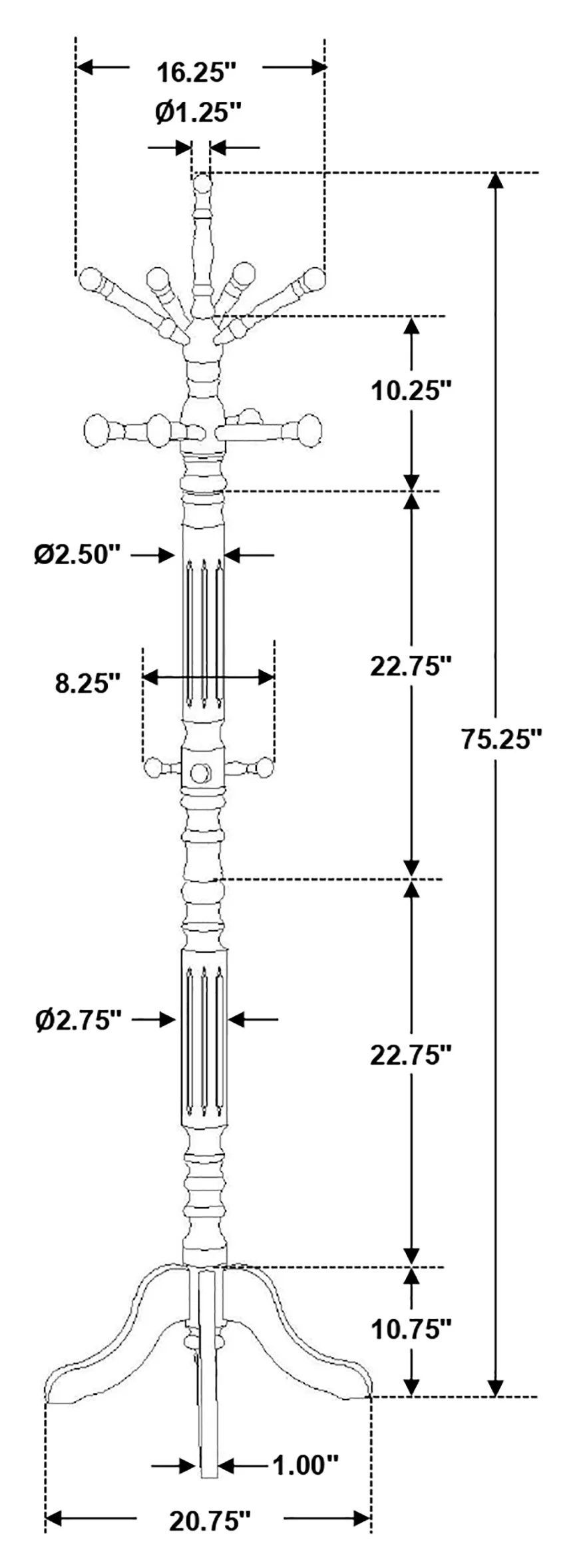 Achelle Coat Rack - Image 8