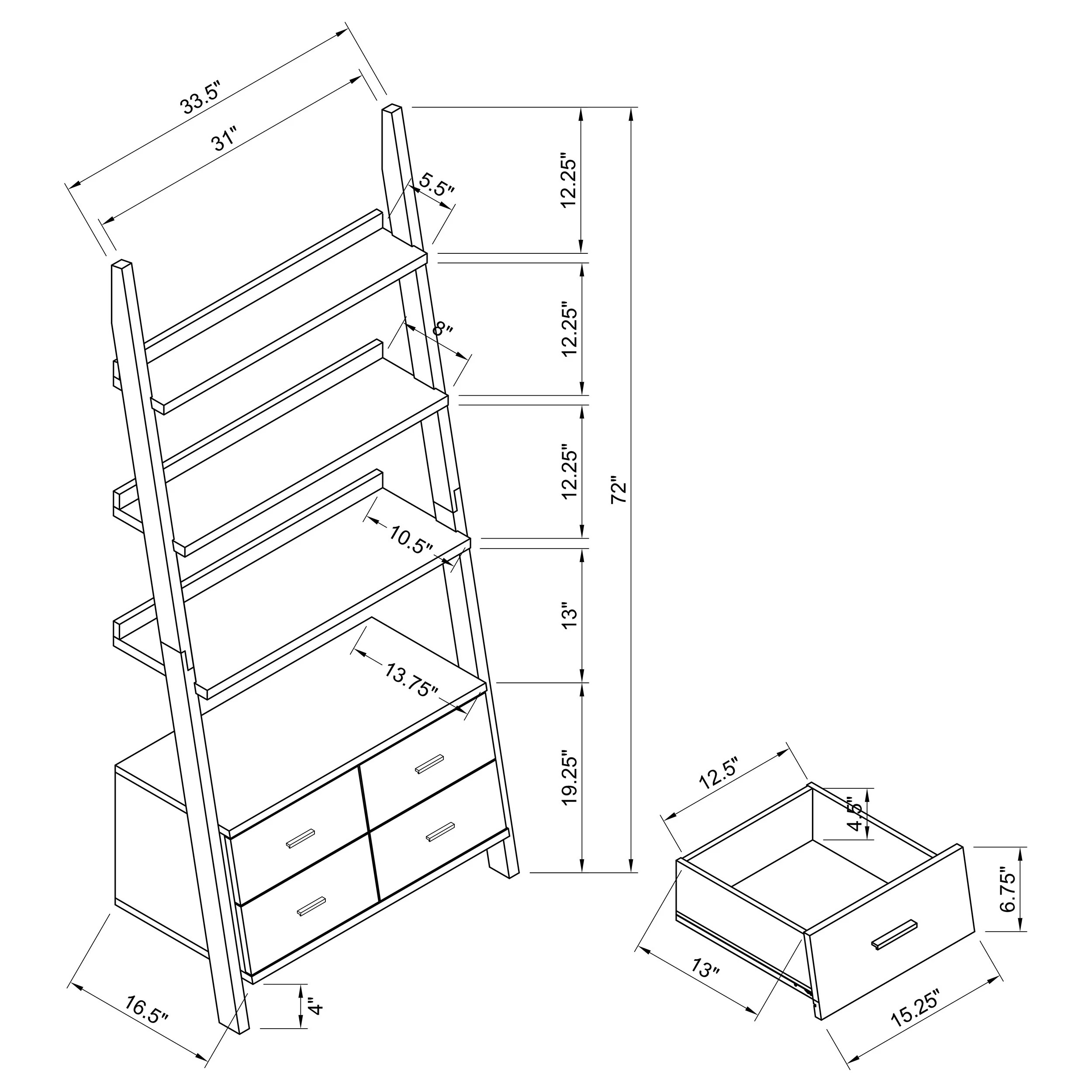 Colella Bookshelf - Image 5