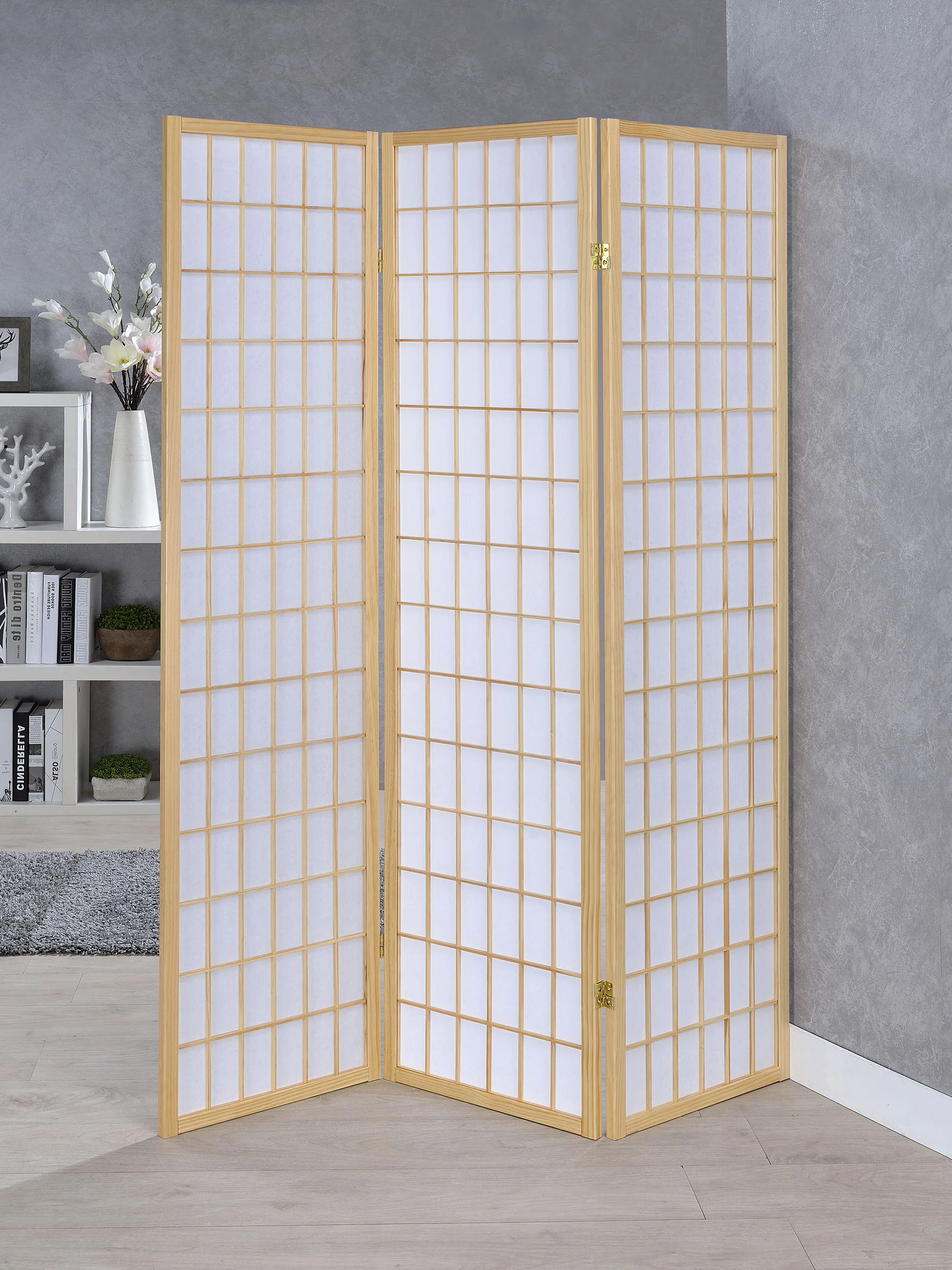Carrie Three-Panel Room Divider - Image 9