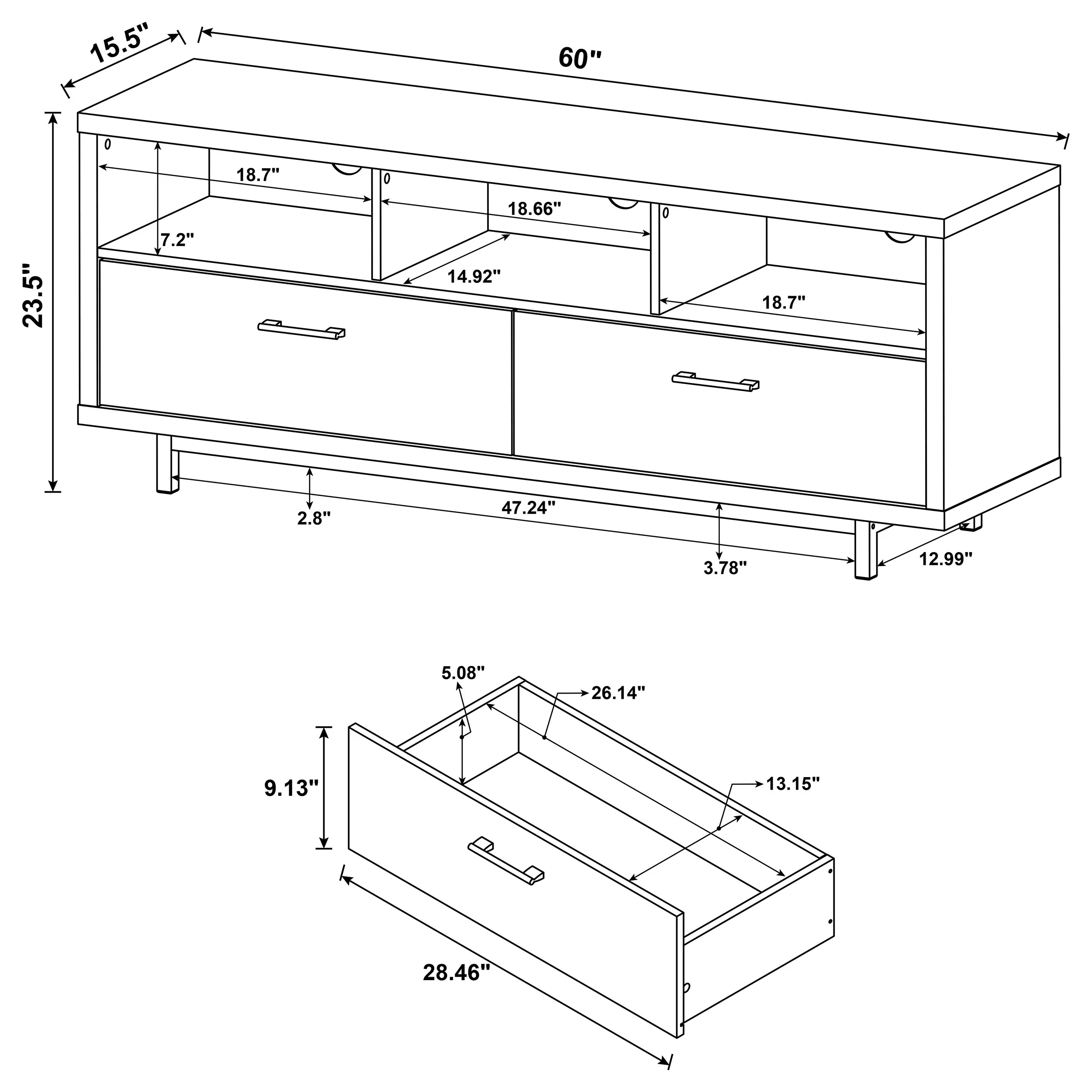 Casey TV Stand - Image 9