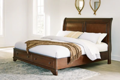 Trellington Sleigh Storage Bed - Image 2