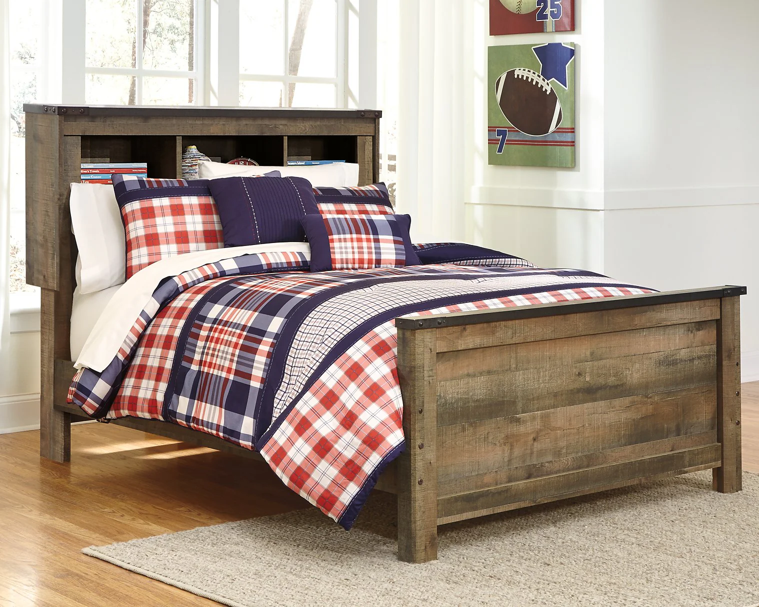 Trinell Bookcase Bed - Image 2