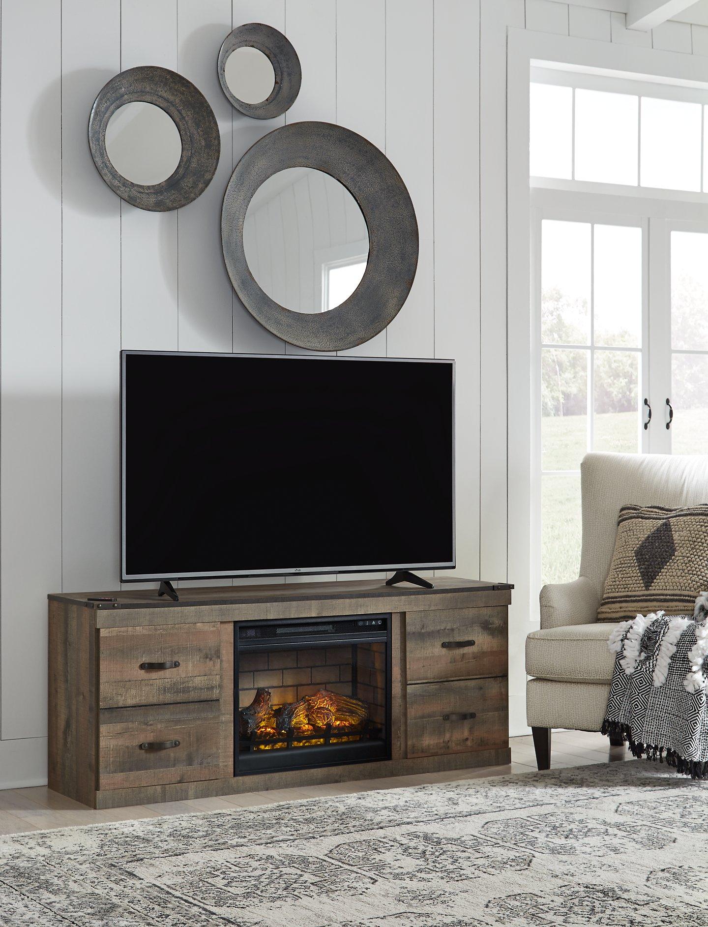 Trinell TV Stand with Electric Fireplace - Image 2