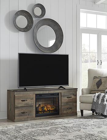 Trinell TV Stand with Electric Fireplace - Image 3