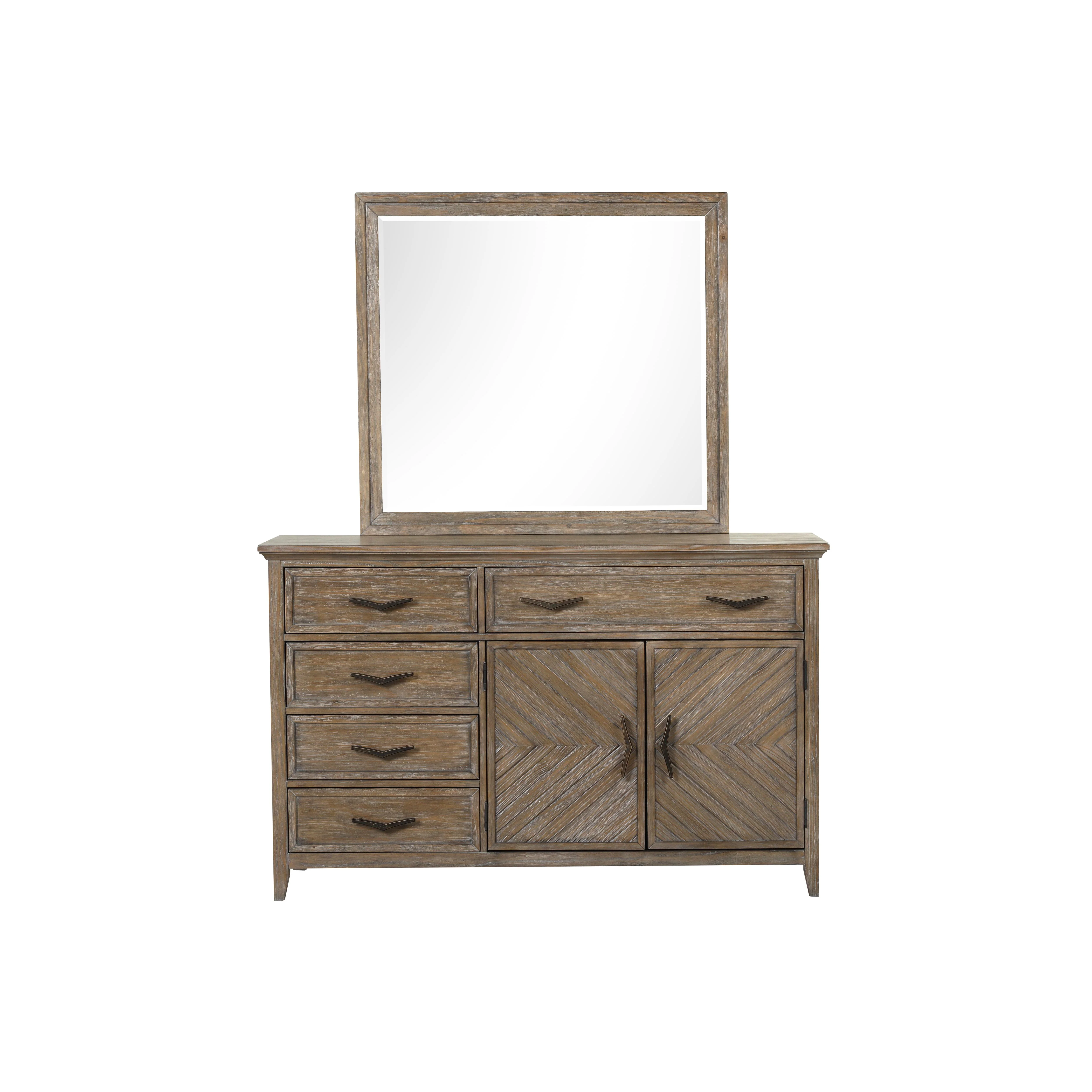 TYBEE DRESSER/SERVER MIRROR-SAND - Image 2