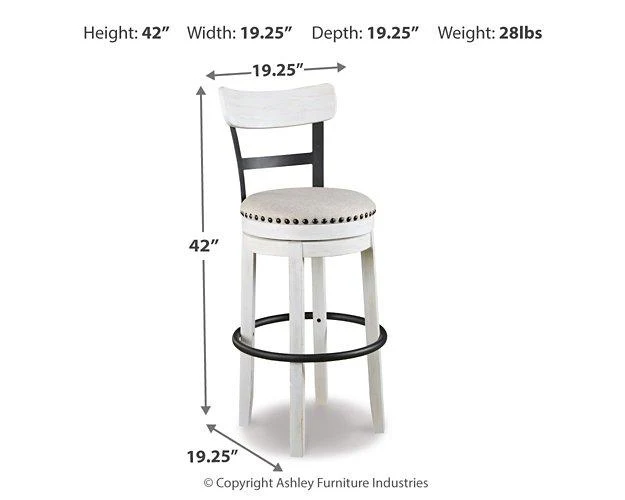 Valebeck Bar Height Bar Stool - Image 15