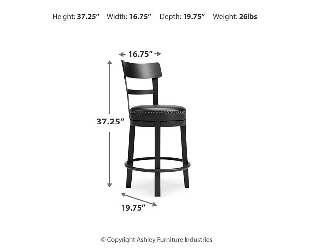 Valebeck Counter Height Bar Stool - Image 18