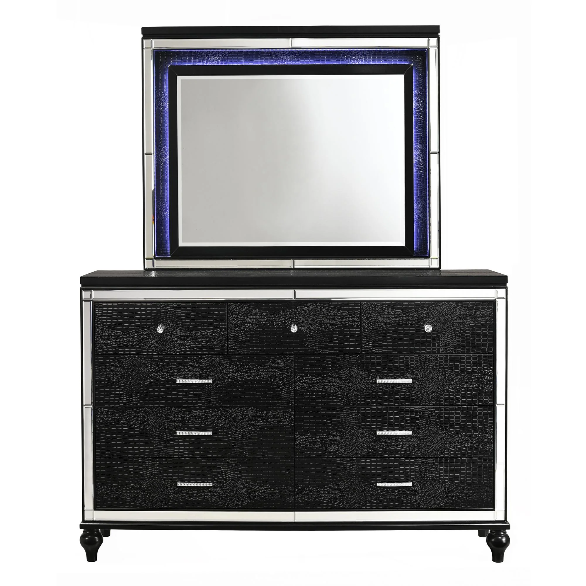 VALENTINO LIGHTED MIRROR-BLACK - Image 2