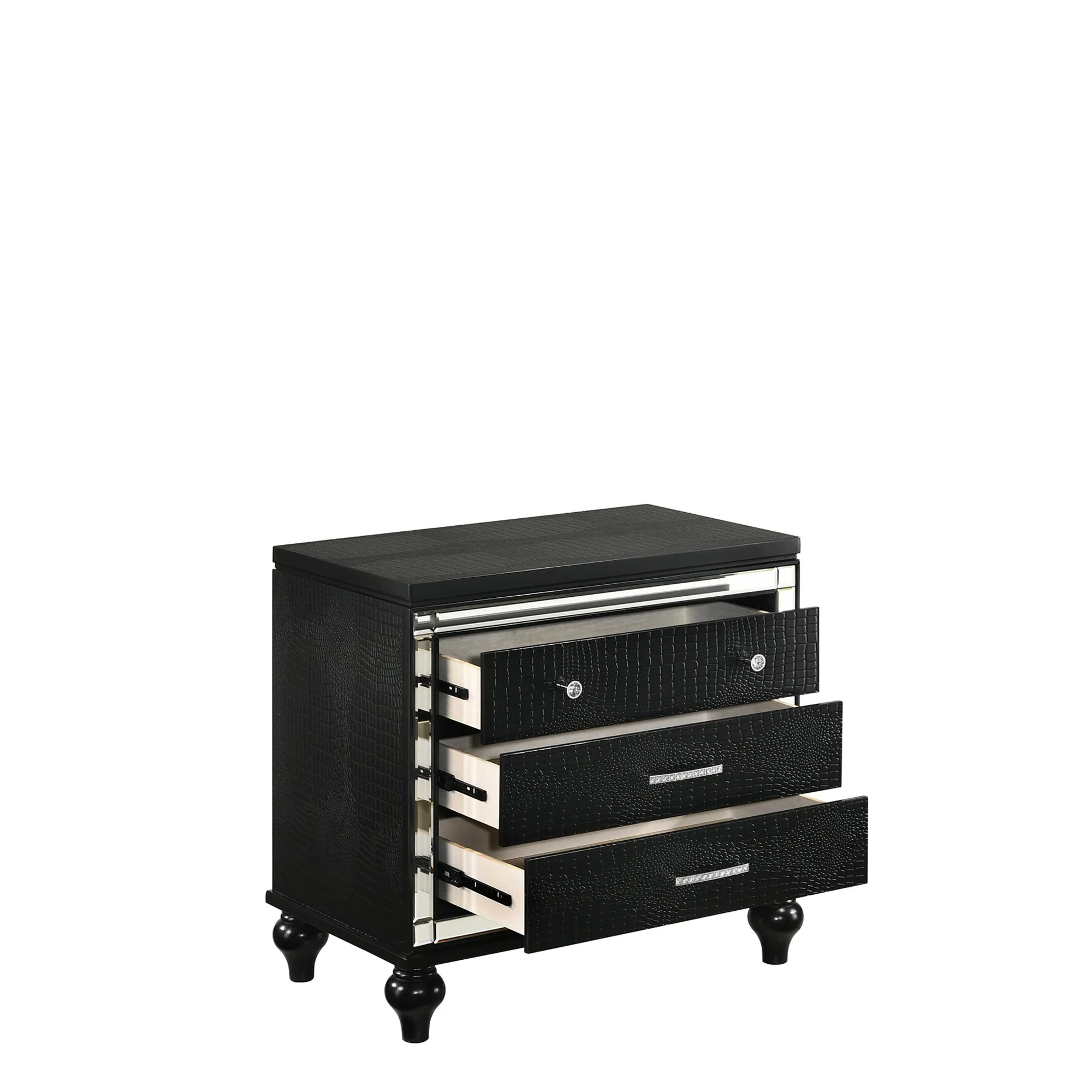 VALENTINO NIGHTSTAND-BLACK - Image 3