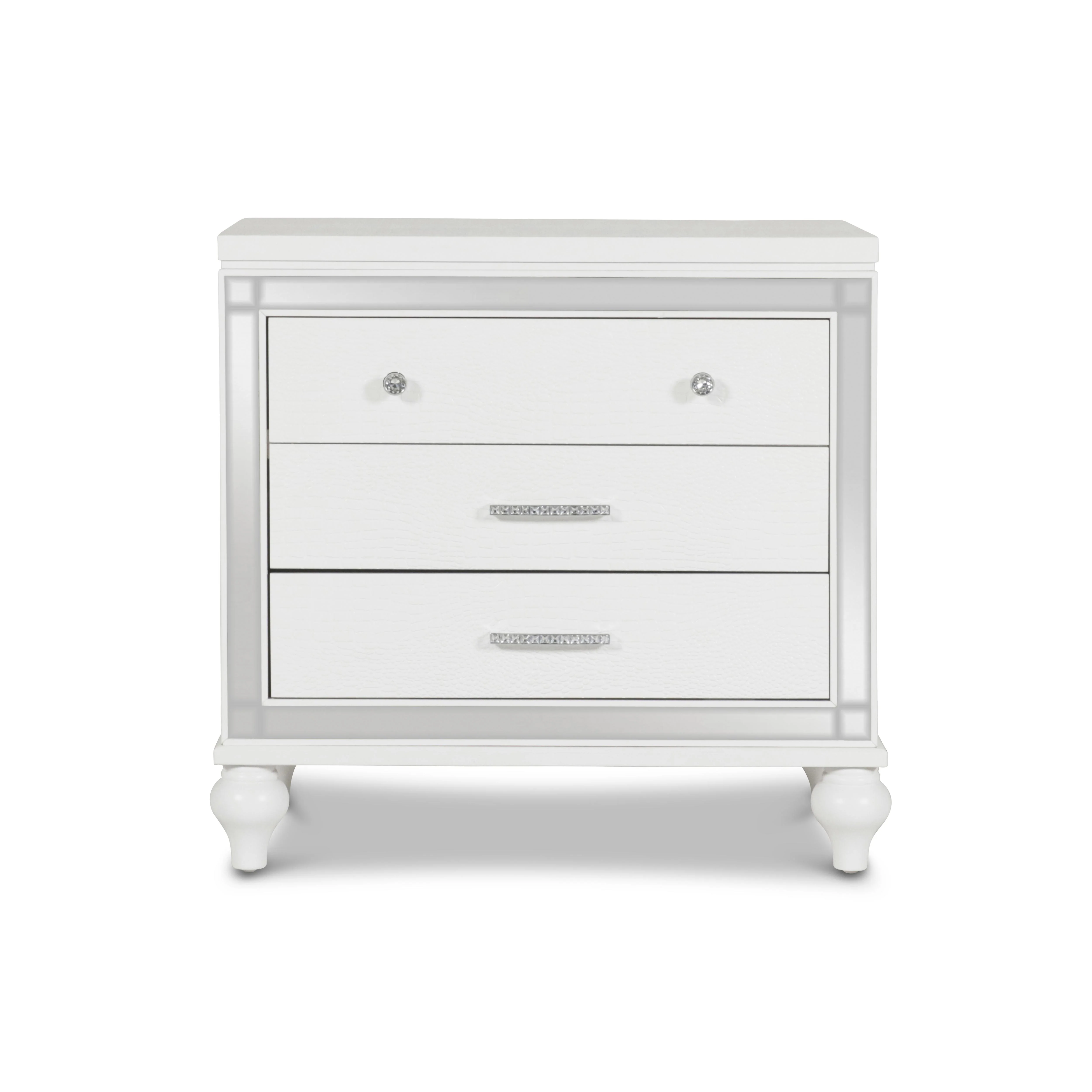 VALENTINO NIGHTSTAND-WHITE - Image 2