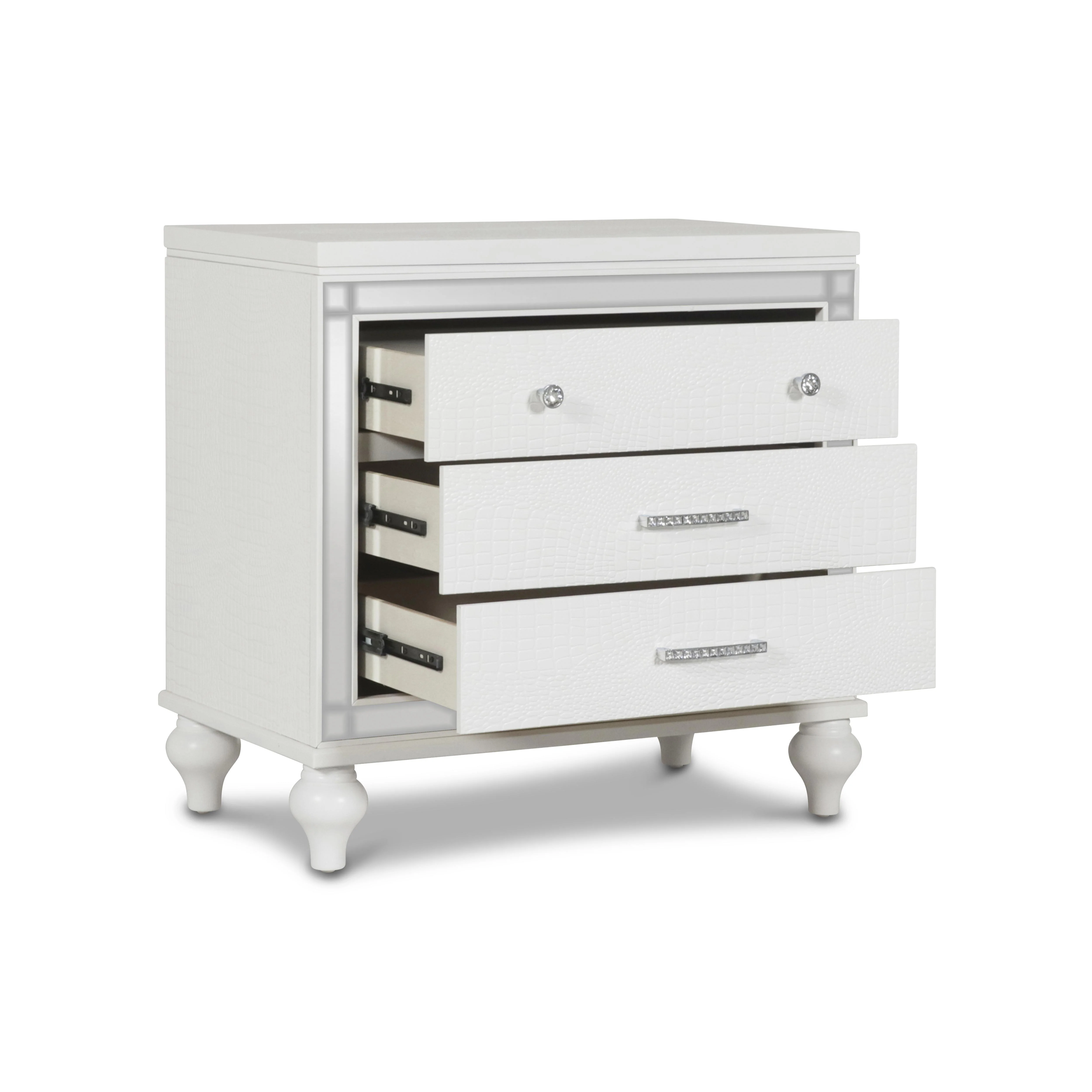 VALENTINO NIGHTSTAND-WHITE - Image 3