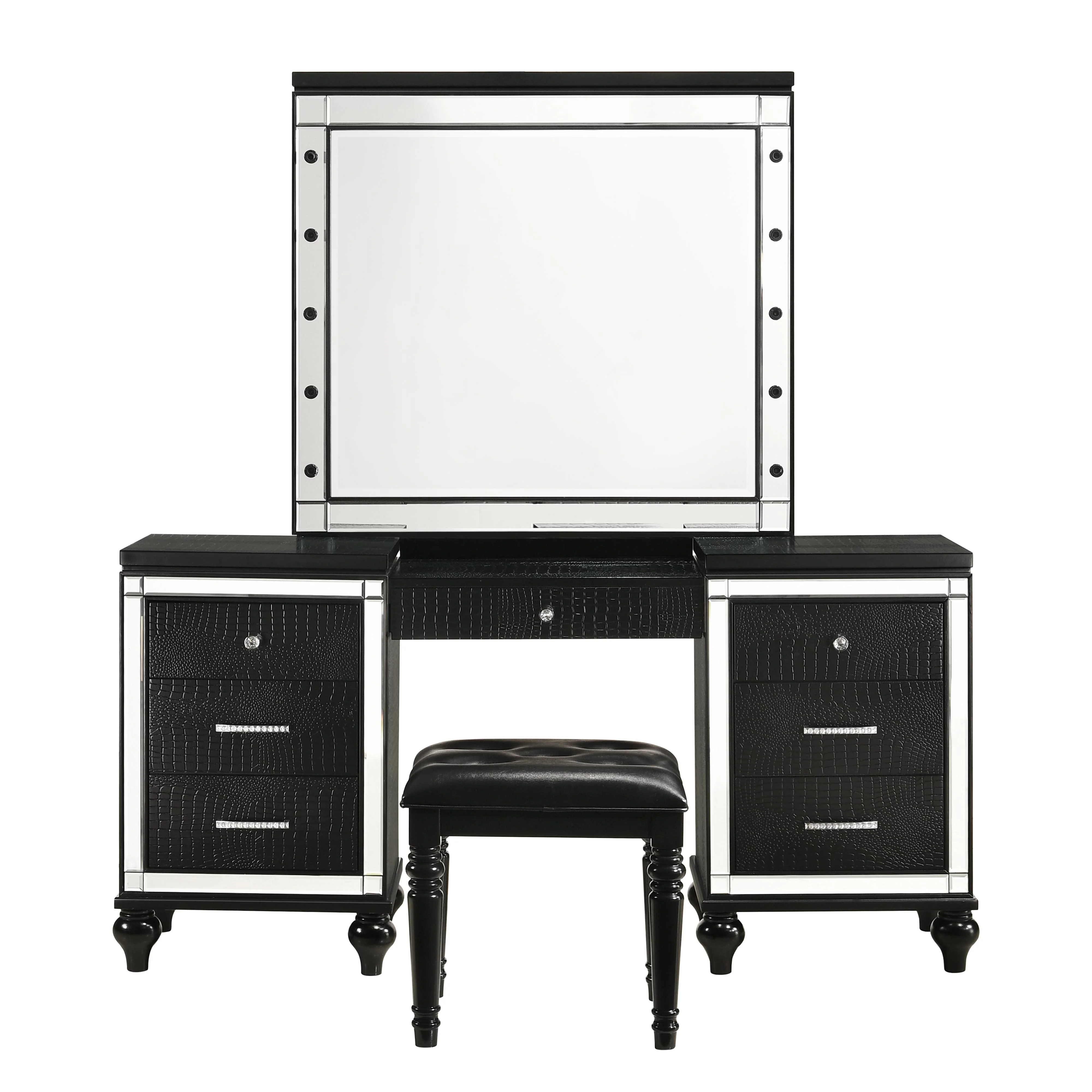 VALENTINO VANITY TABLE-BLACK - Image 2